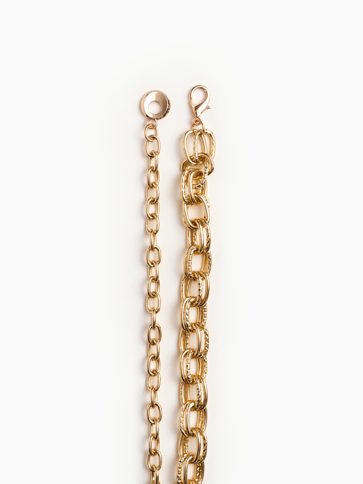 Металлический пояс-цепочка