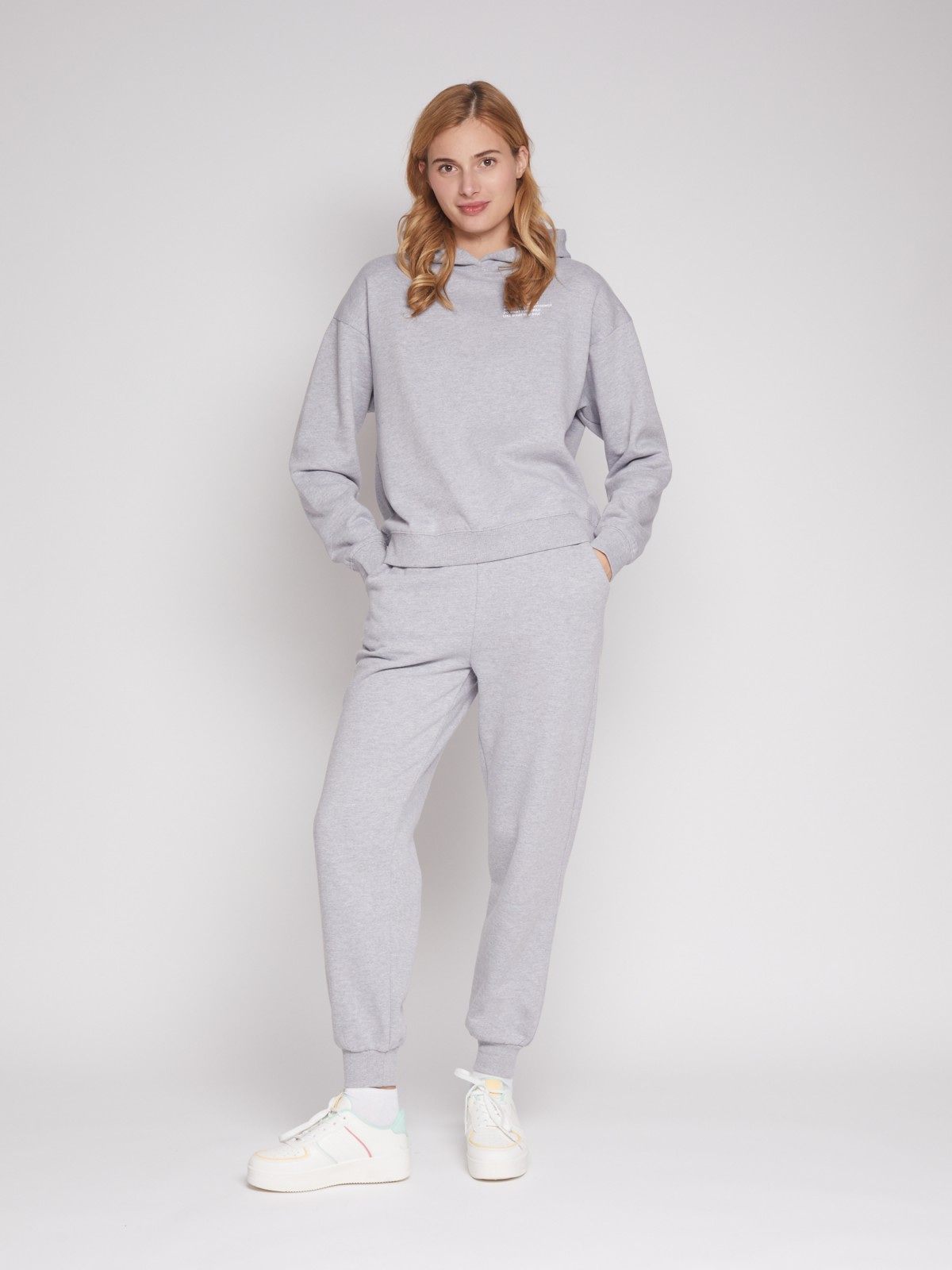 Утеплённый худи с капюшоном