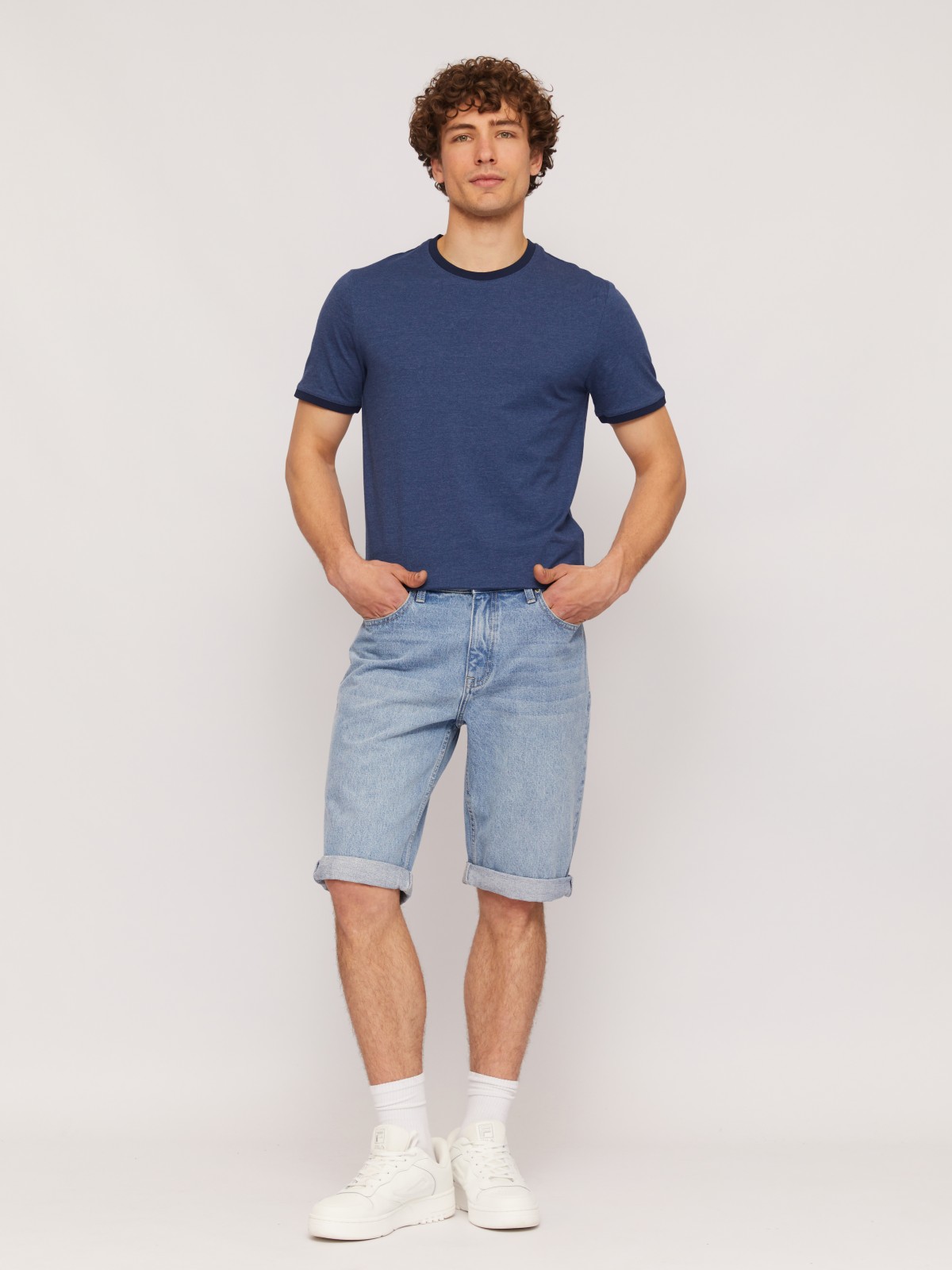 Трикотажная футболка с коротким рукавом