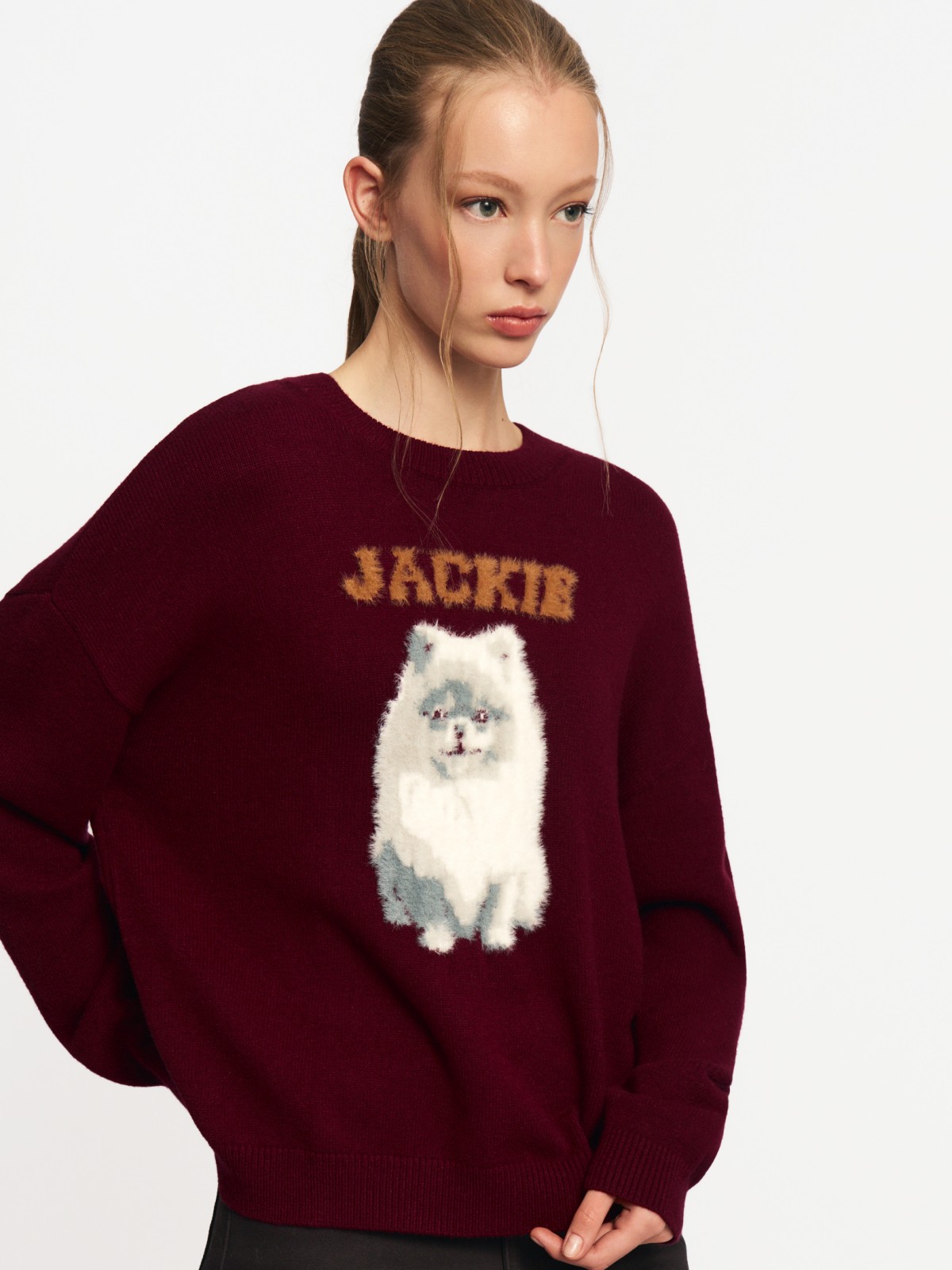 Вязаный джемпер с рисунком