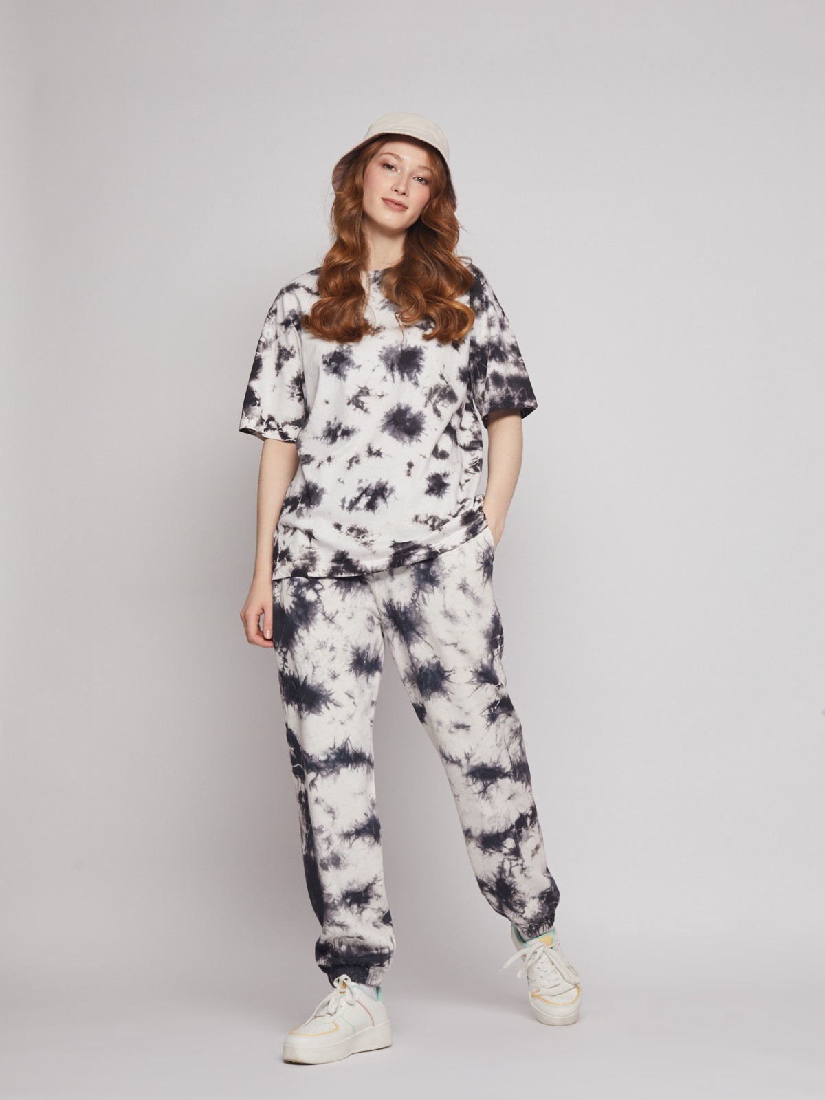 Оверсайз футболка в стиле тай-дай