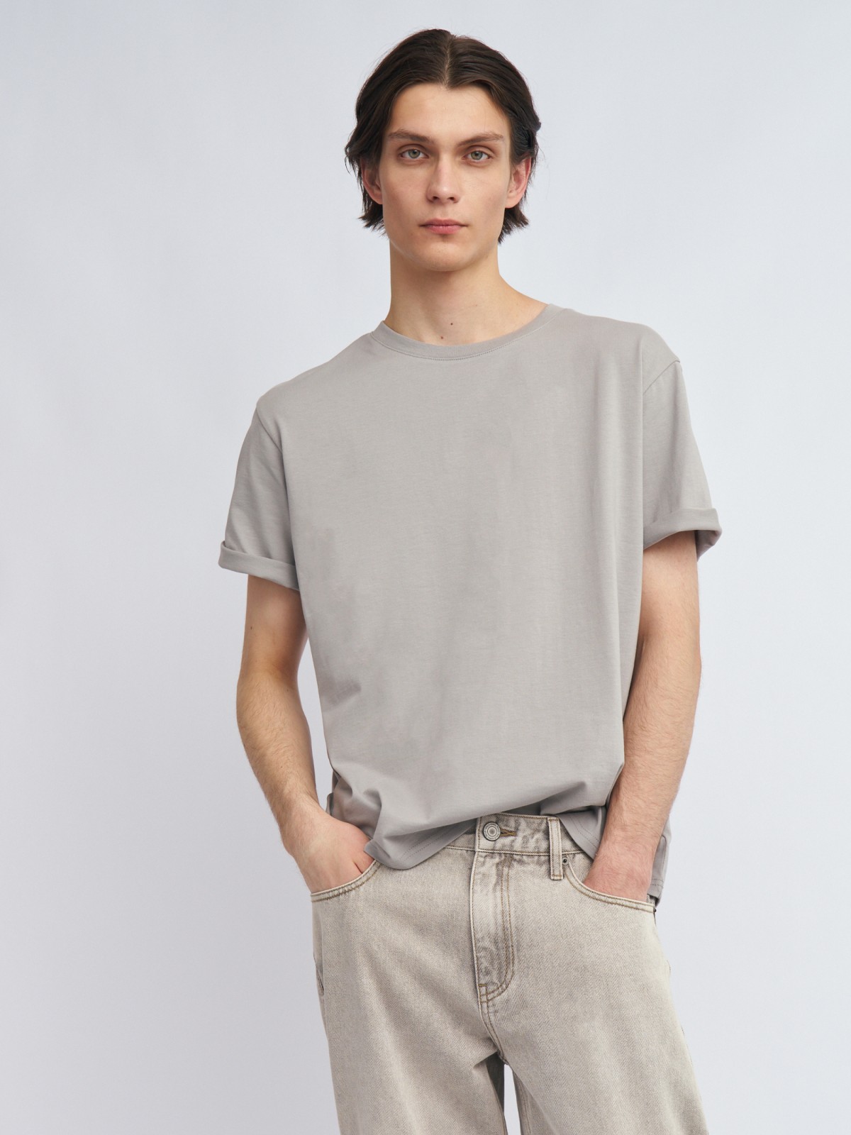 Футболка из хлопка с коротким рукавом