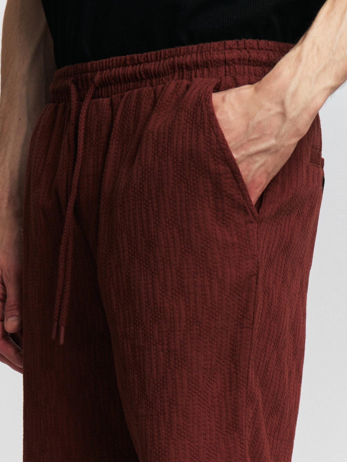 Хлопковые шорты на резинке