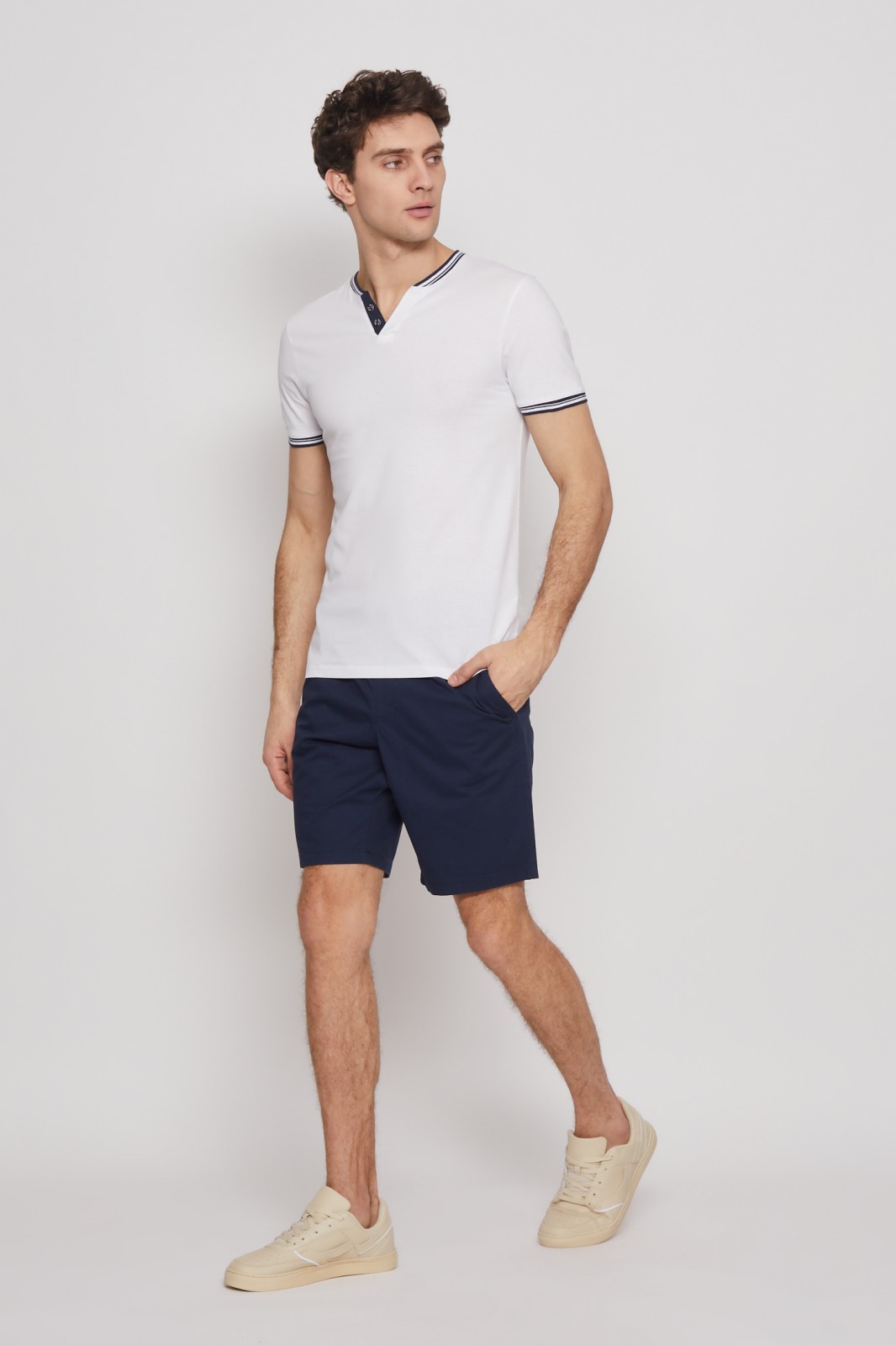 Шорты из хлопка на резинке