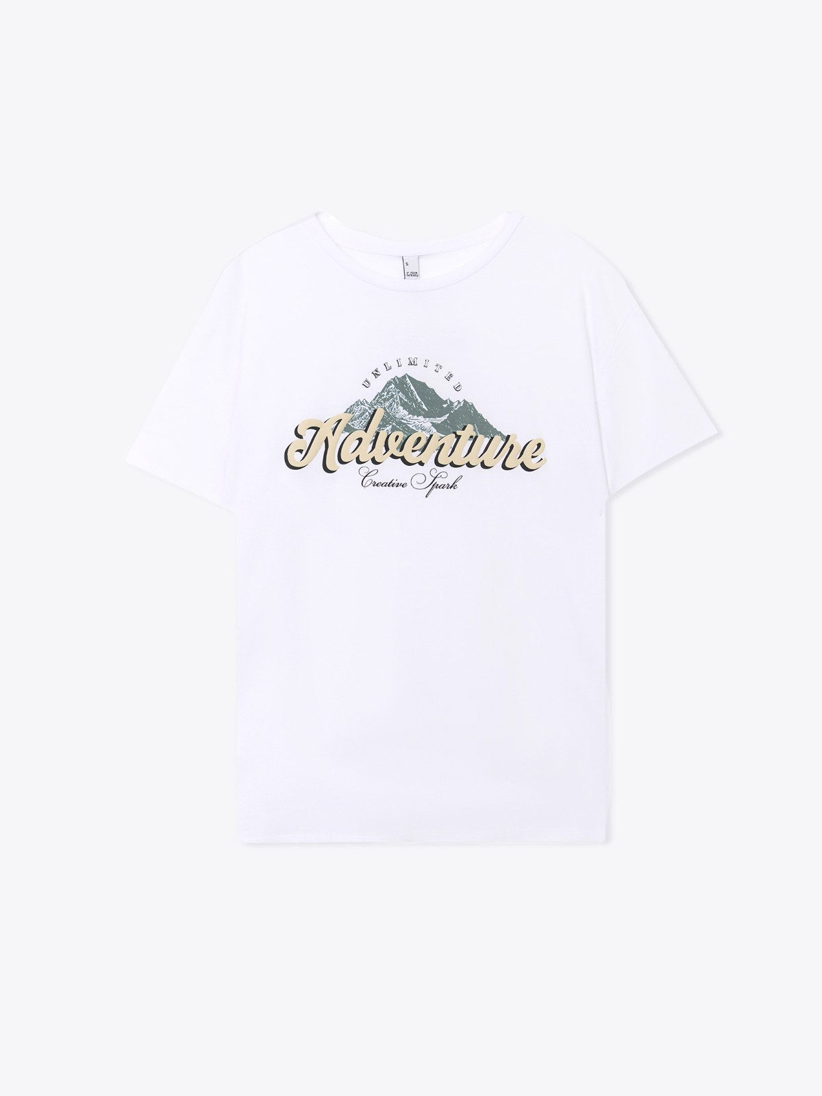 Футболка из хлопка с надписью