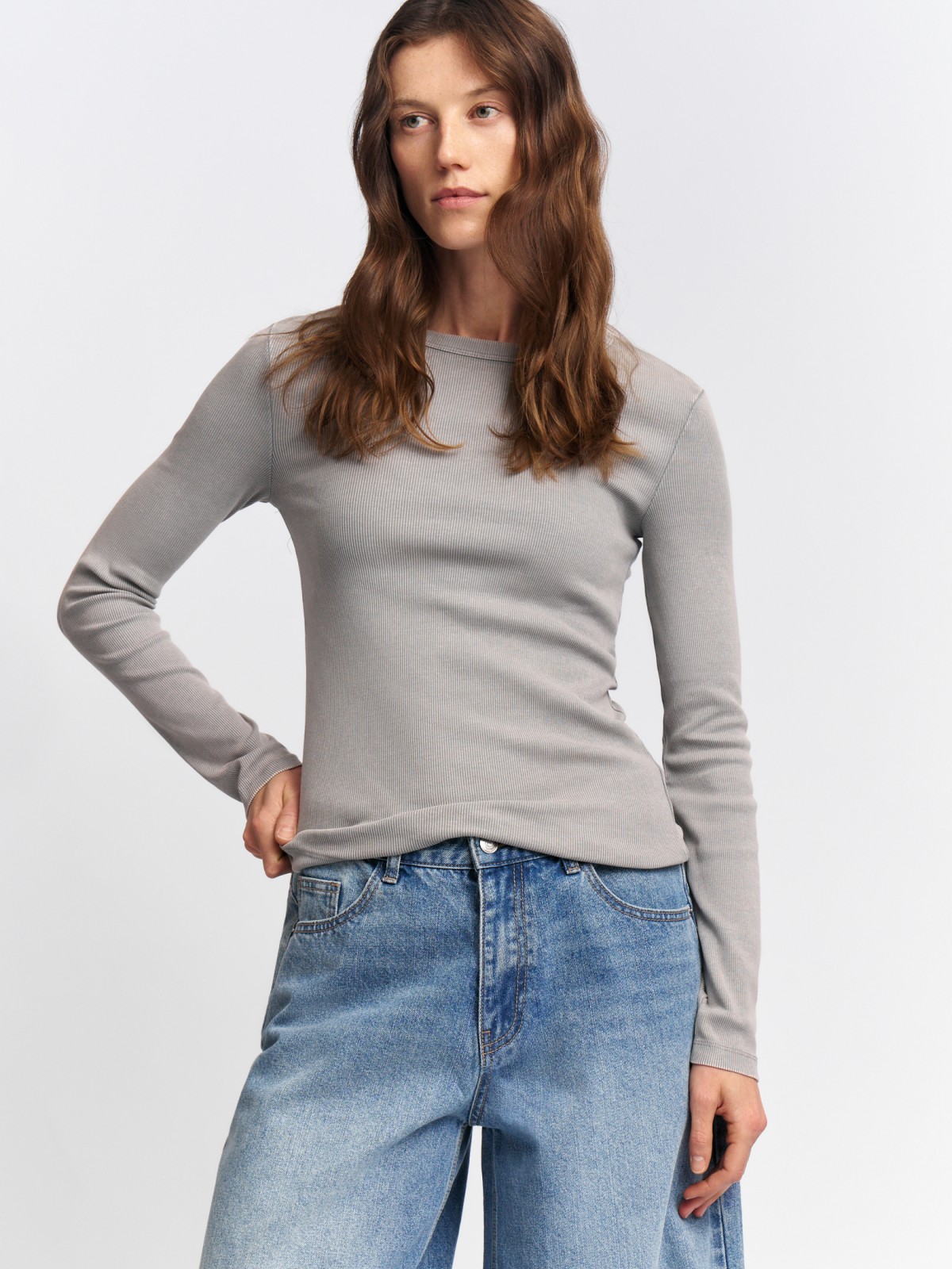 Лонгслив из хлопка