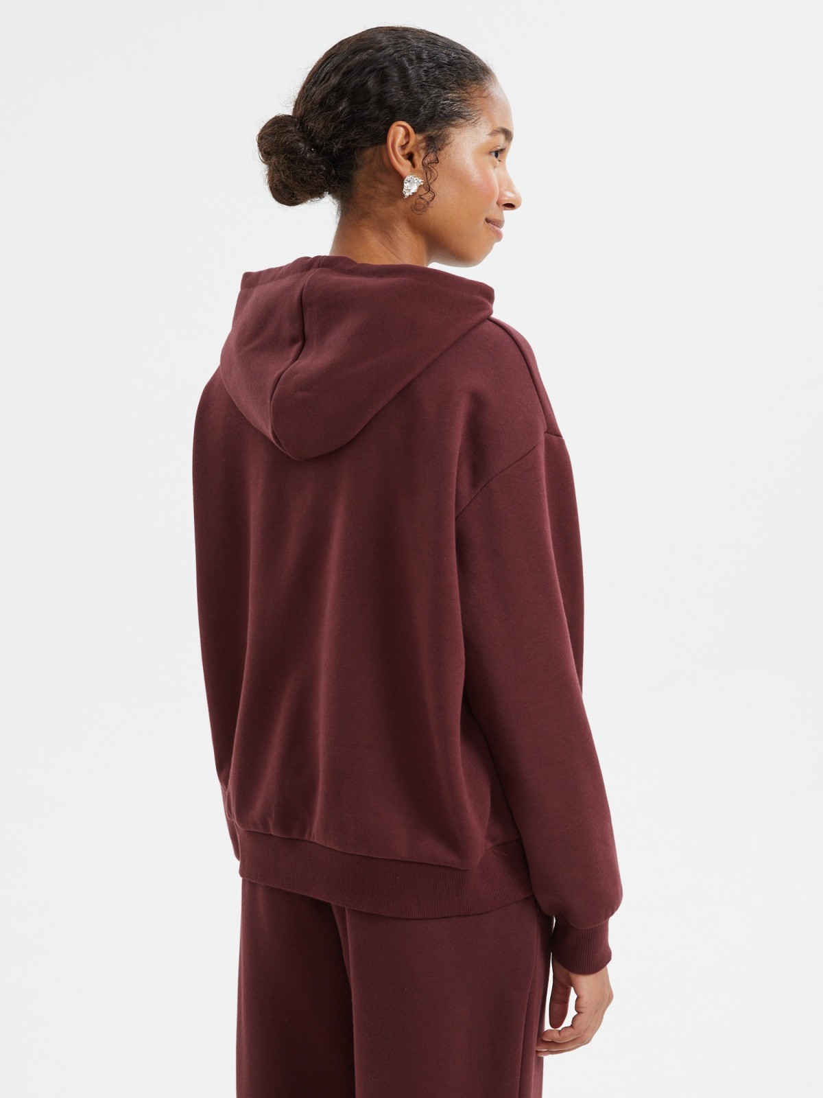 Трикотажный худи с капюшоном