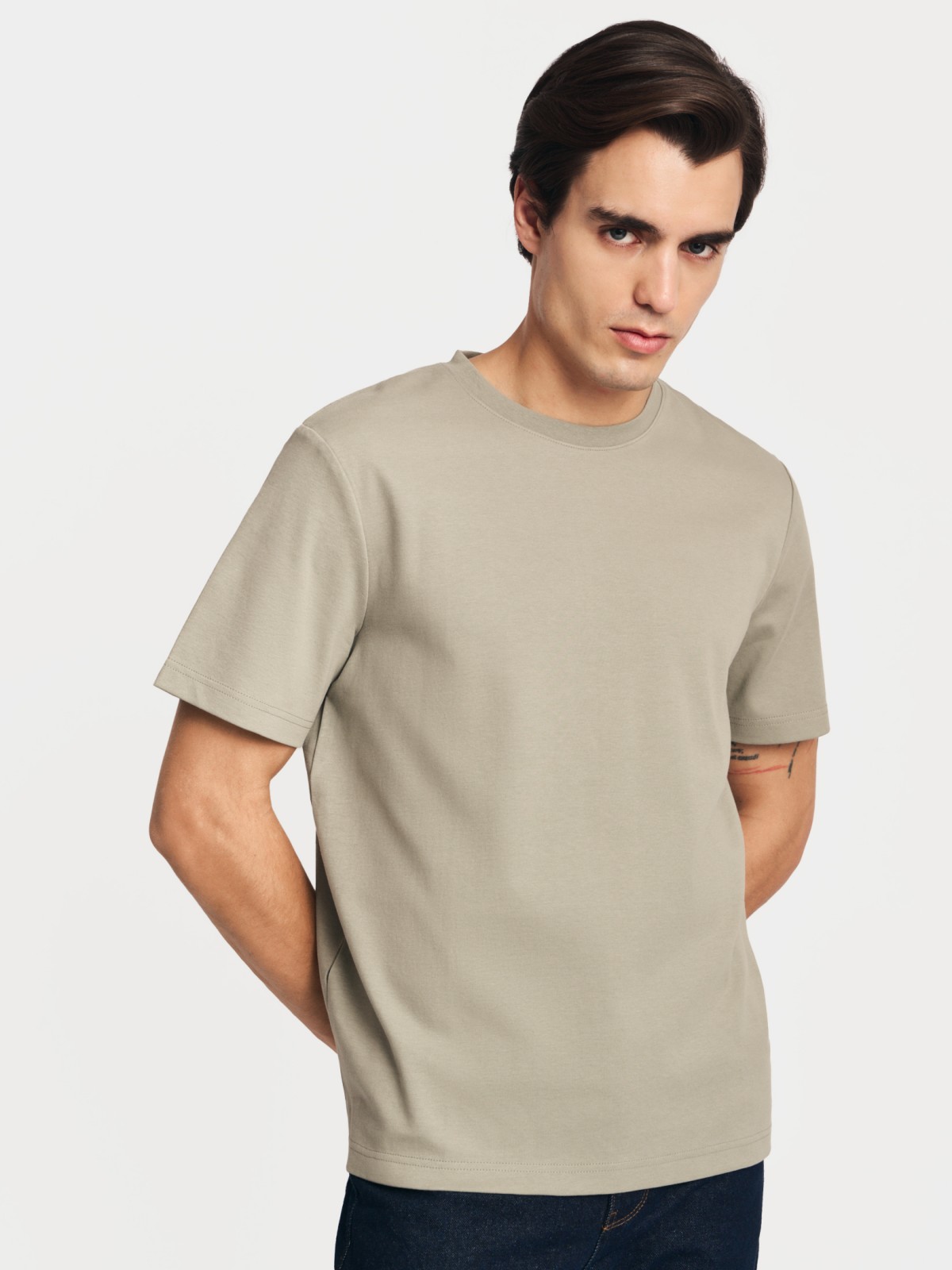 Футболка из хлопка с коротким рукавом