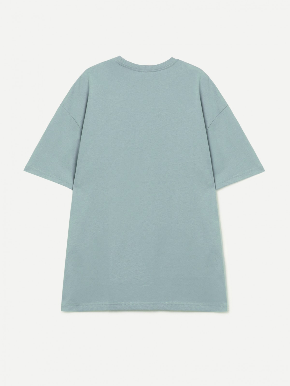 Футболка оверсайз из хлопка с надписью