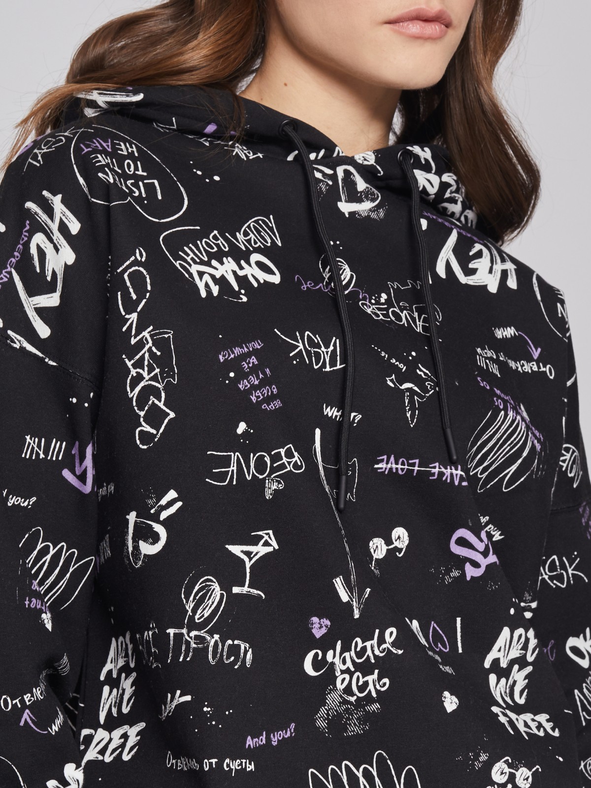 Худи с принтом
