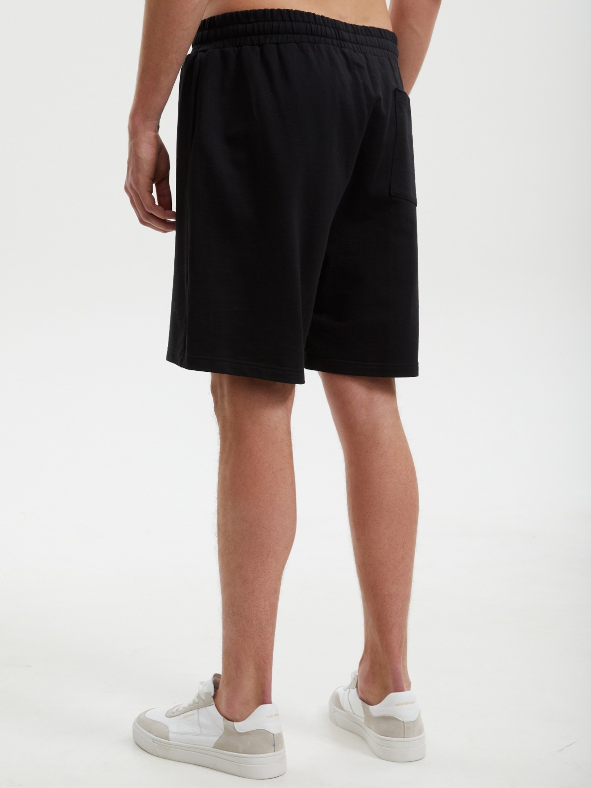 Трикотажные шорты на резинке из хлопка