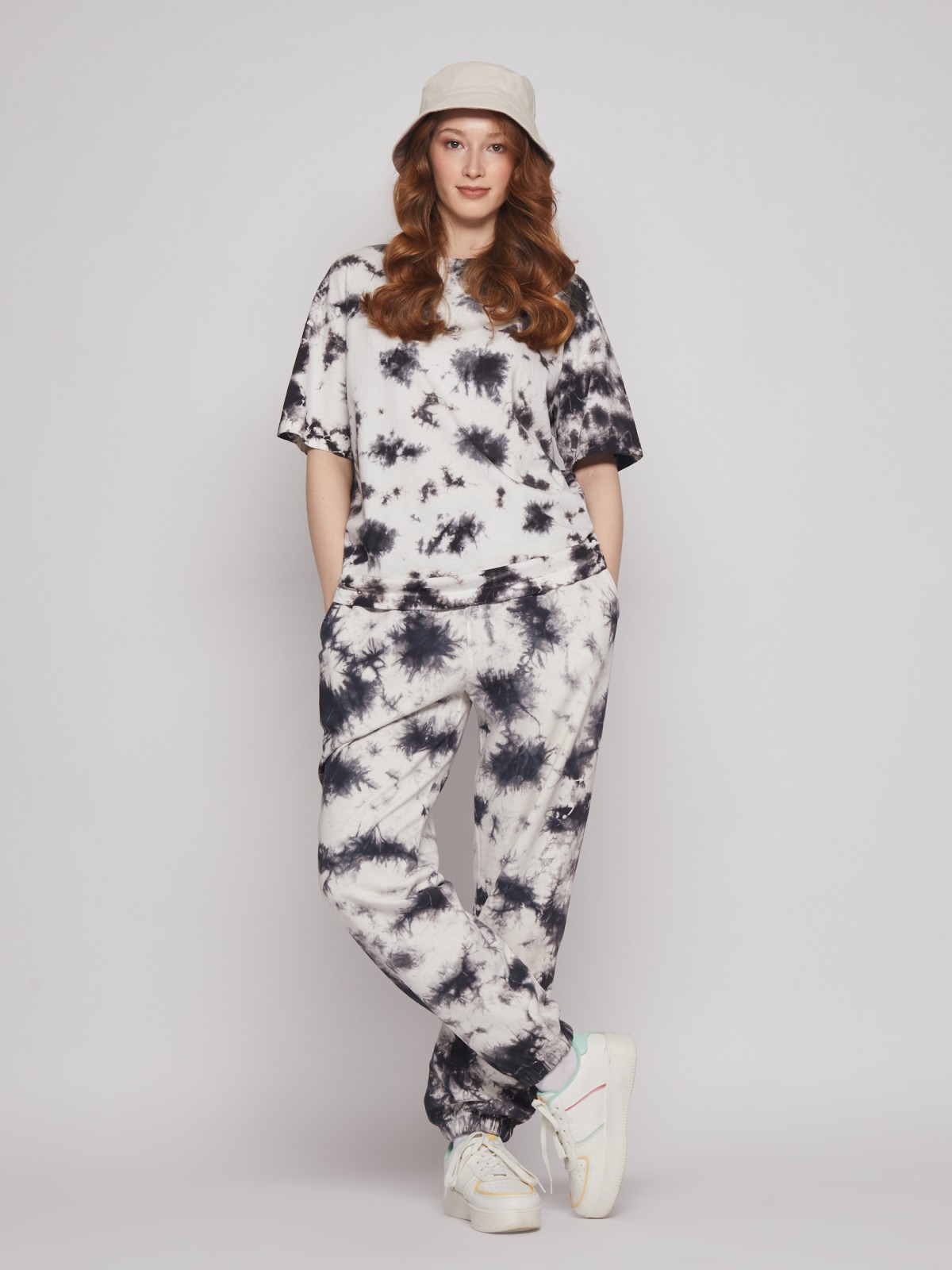 Оверсайз футболка в стиле тай-дай