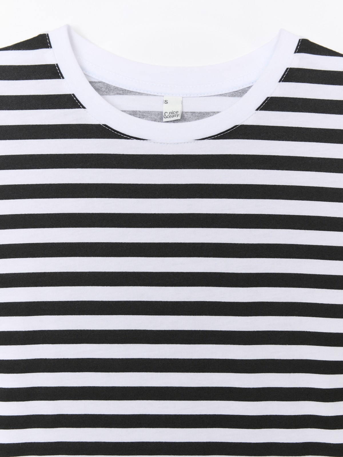 Футболка из хлопка в полоску