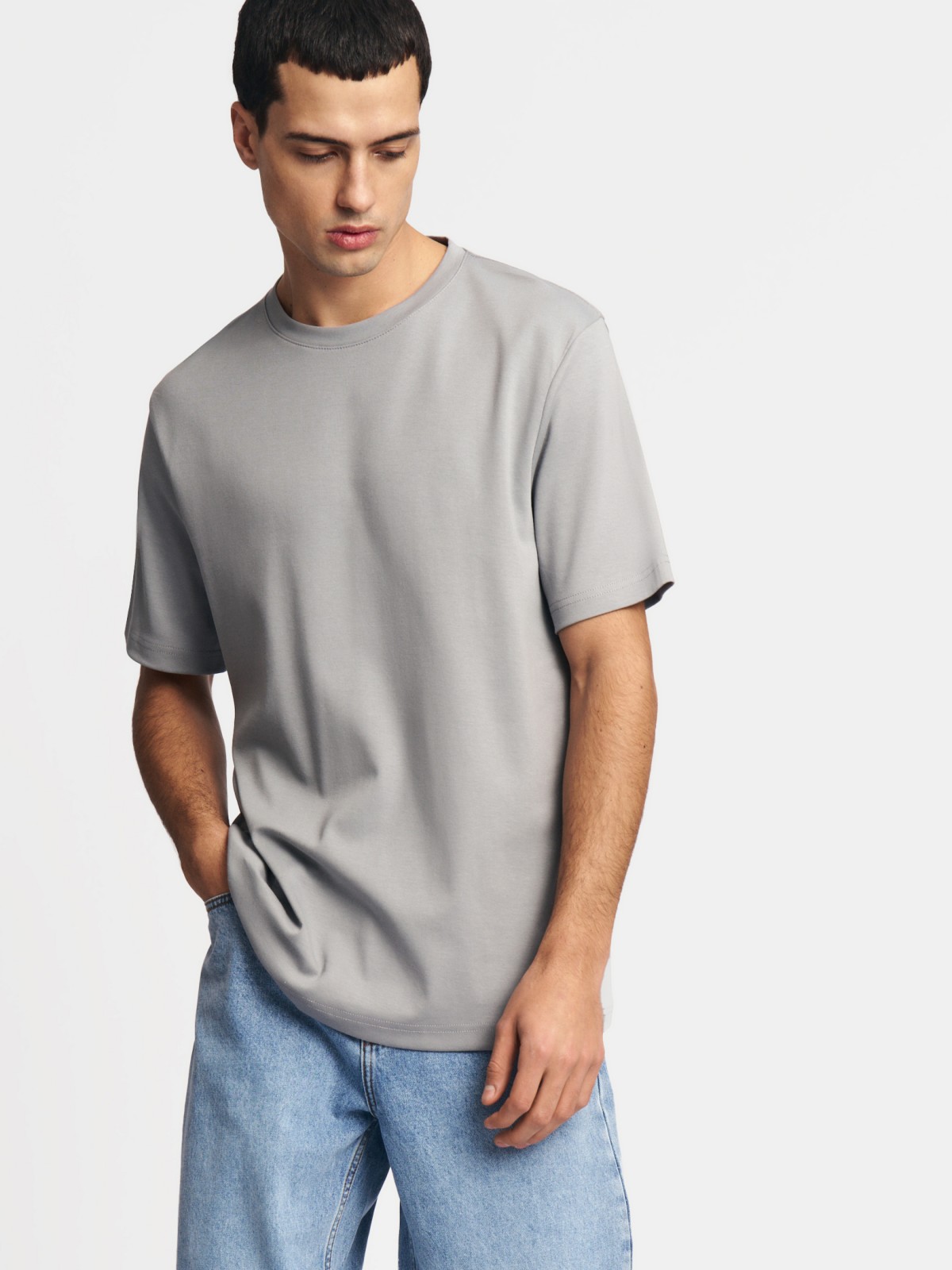 Футболка из хлопка с коротким рукавом