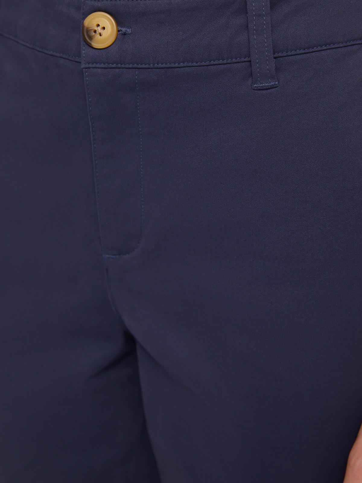 Брюки-чинос из хлопка со средней талией Брюки-чинос из хлопка со средней талией