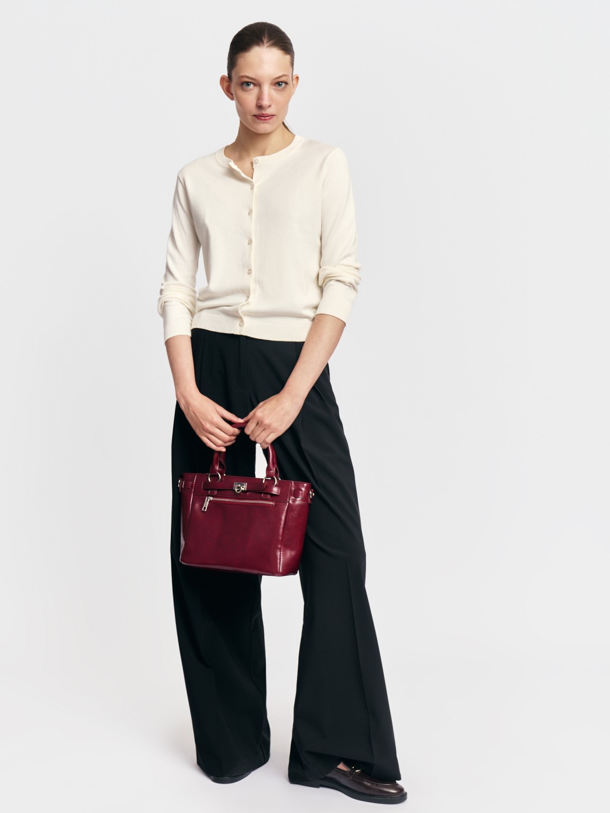 Трикотажный кардиган на пуговицах