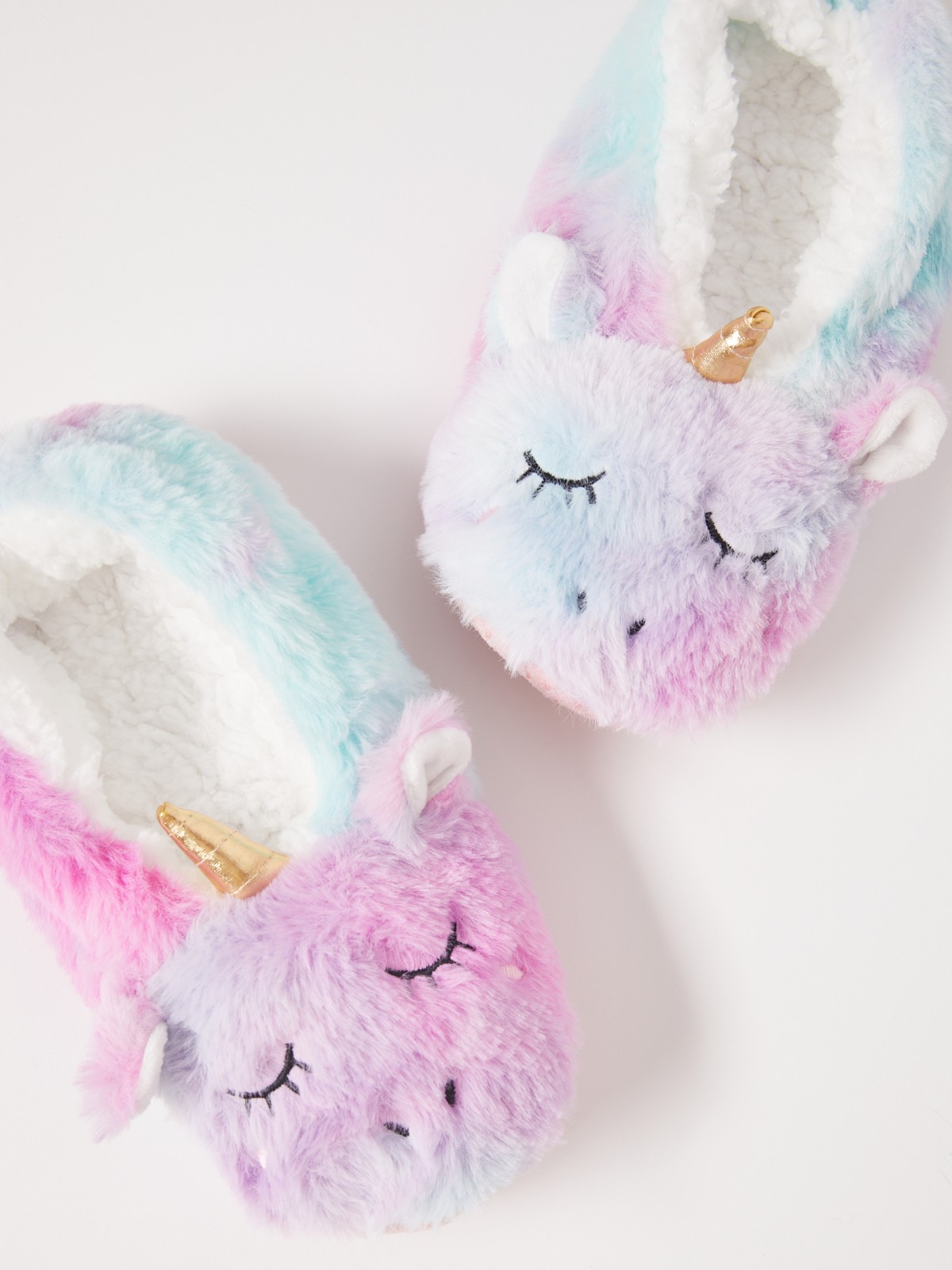 Мягкие тапочки-единороги