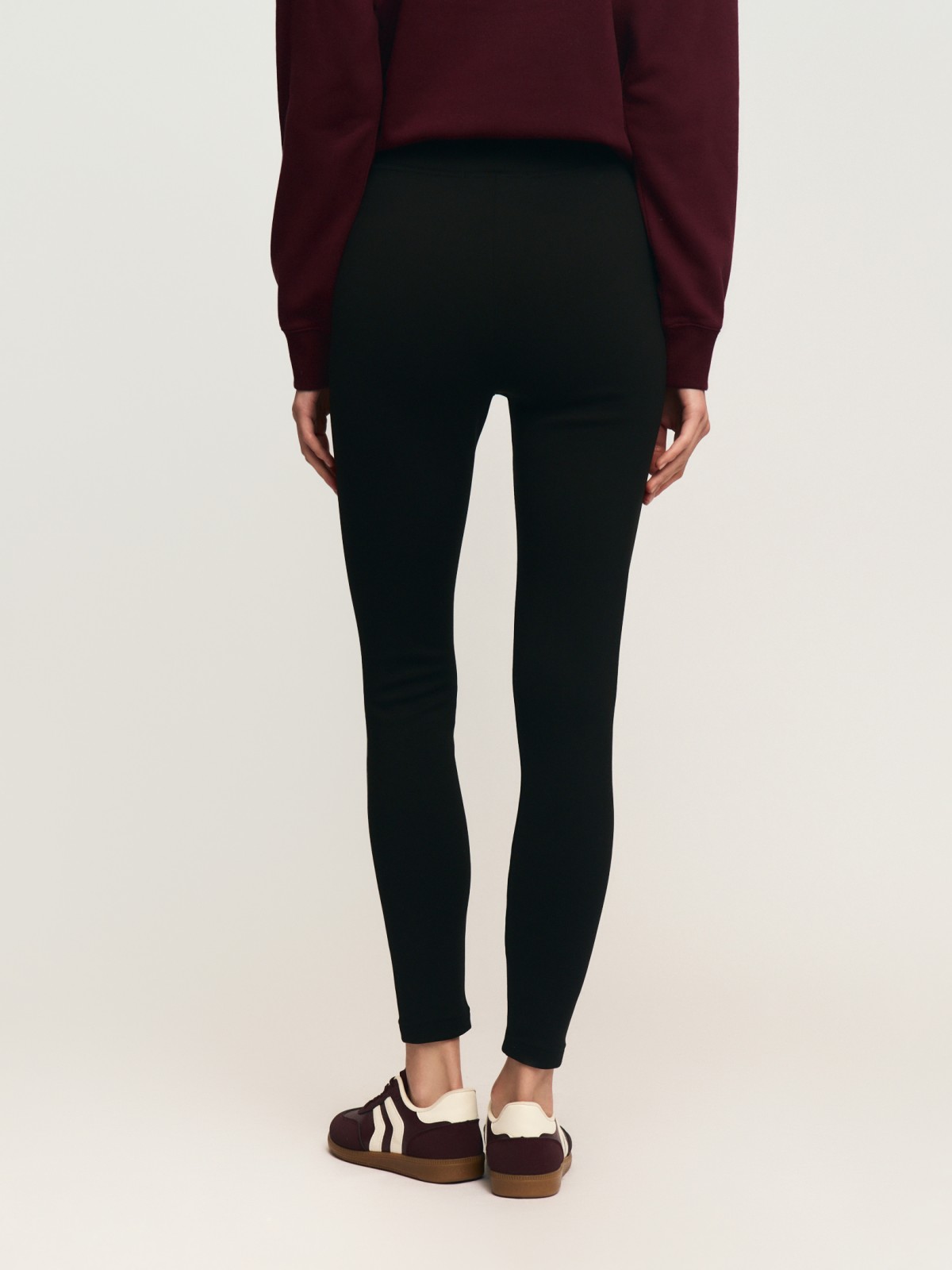 Утеплённые легинсы с начёсом