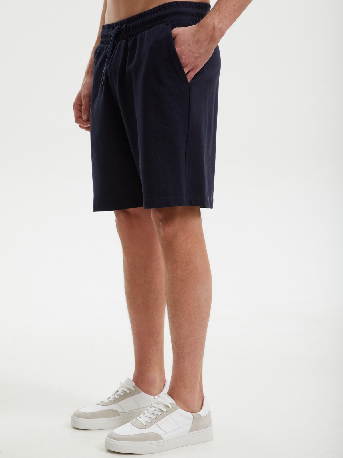 Трикотажные шорты на резинке из хлопка