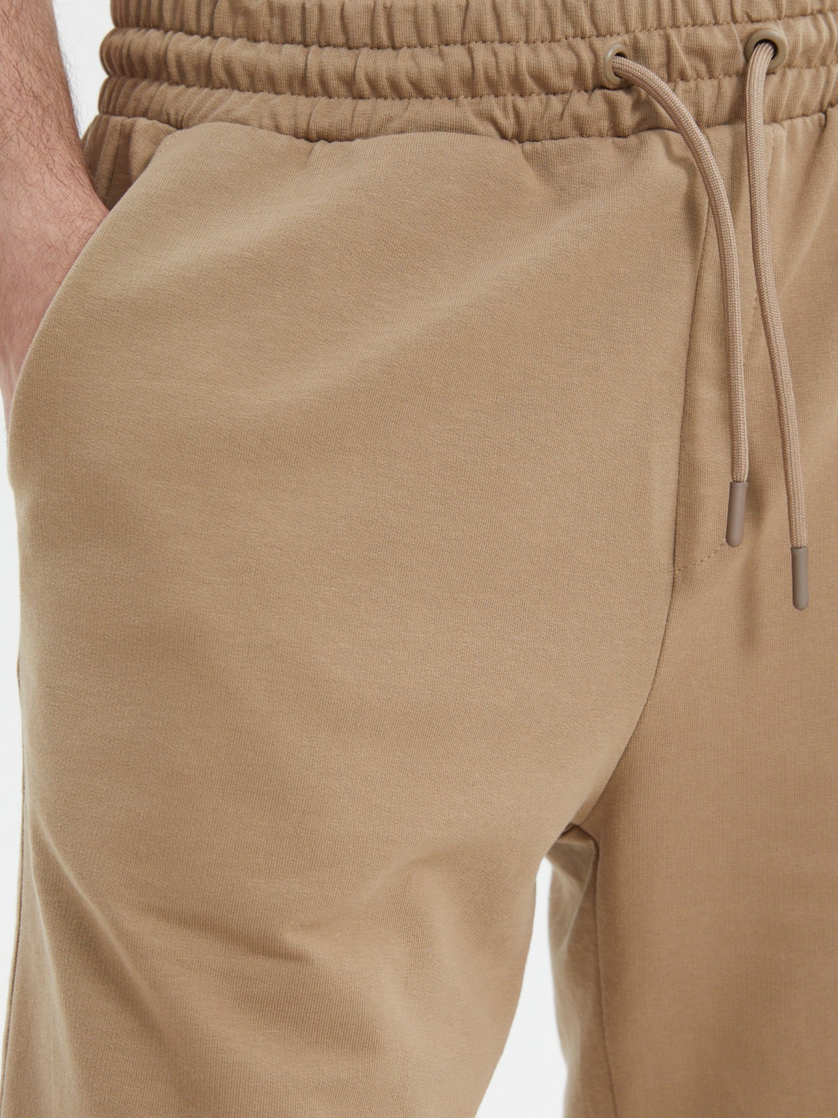 Трикотажные шорты на резинке из хлопка