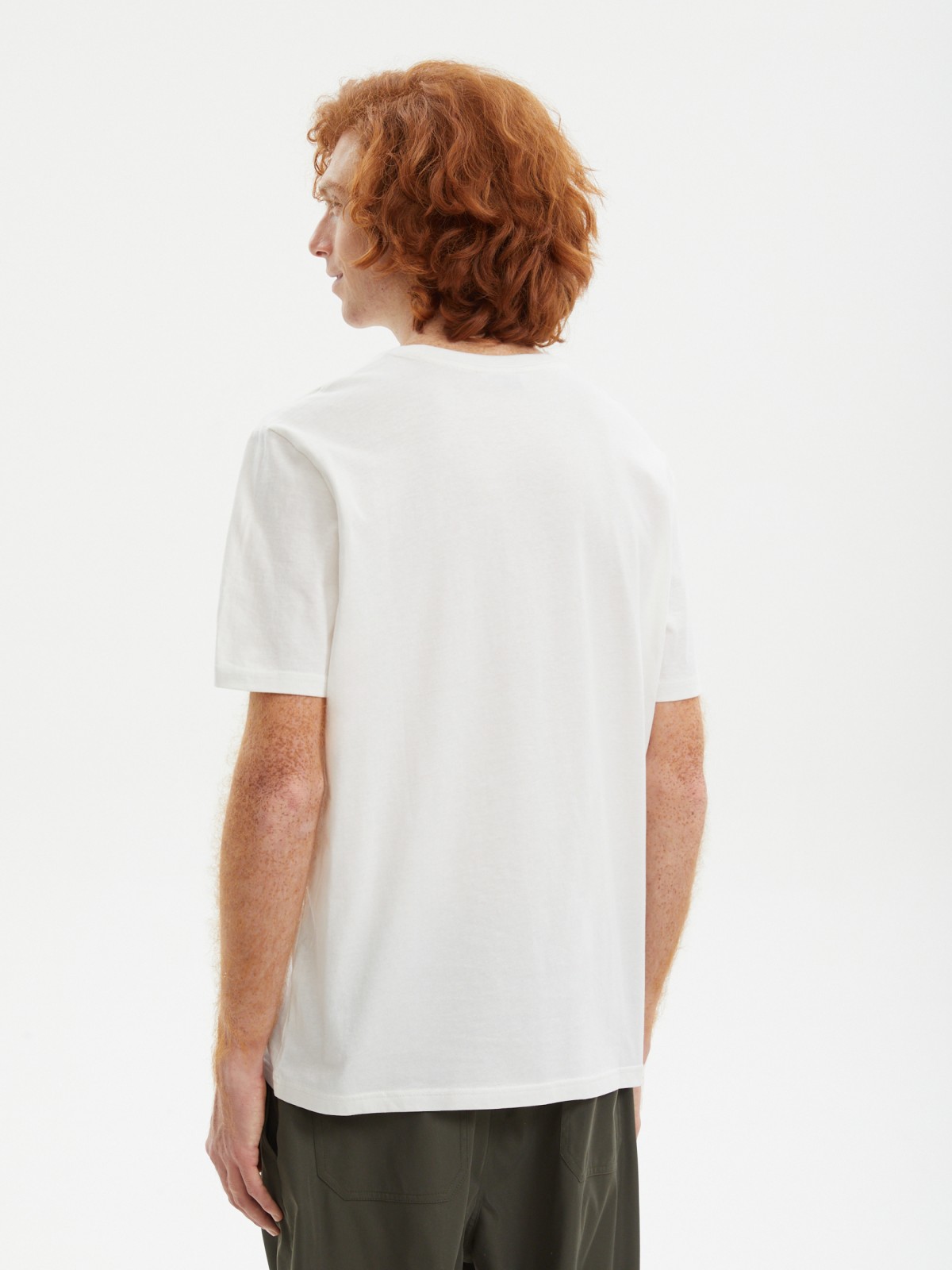 Футболка из хлопка с принтом