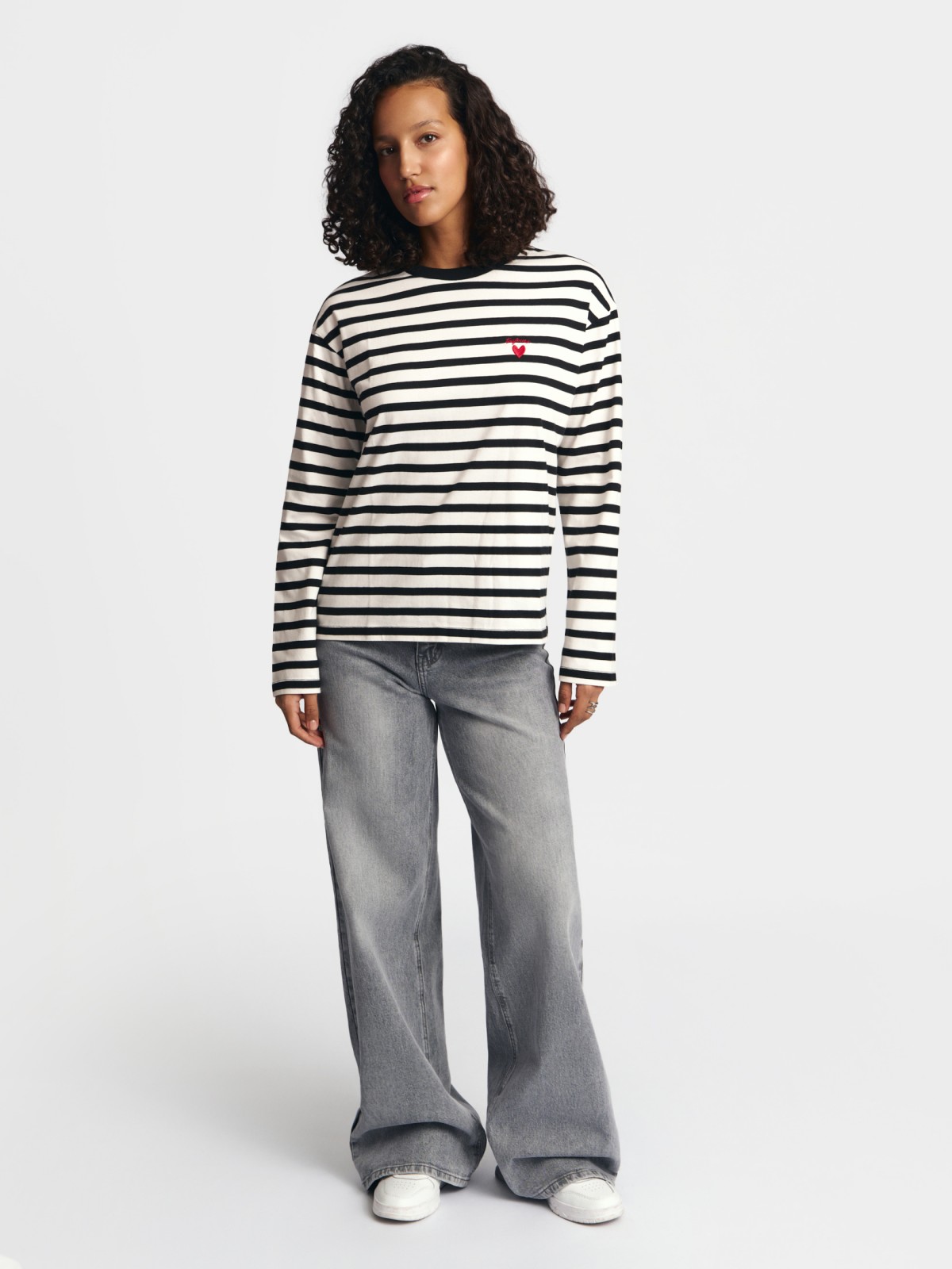 Лонгслив-тельняшка в полоску из хлопка