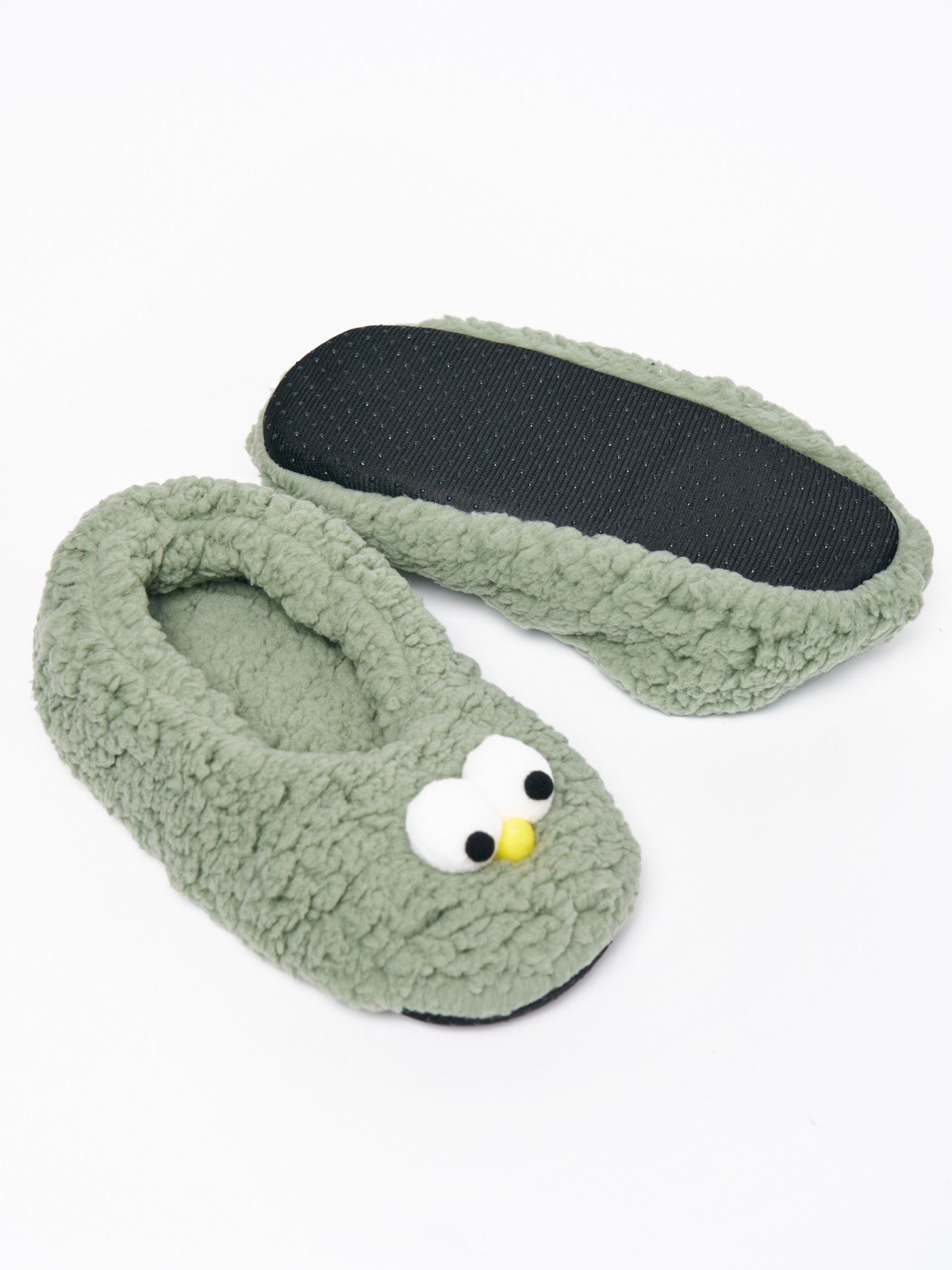 Домашние тапочки из искусственного меха