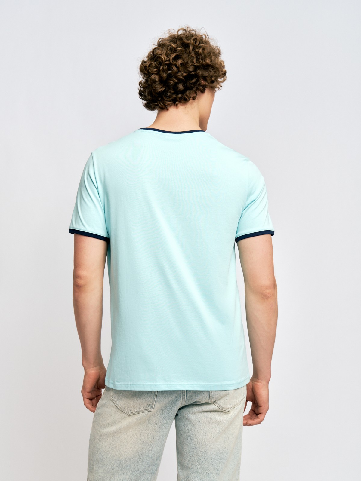 Футболка из хлопка с коротким рукавом