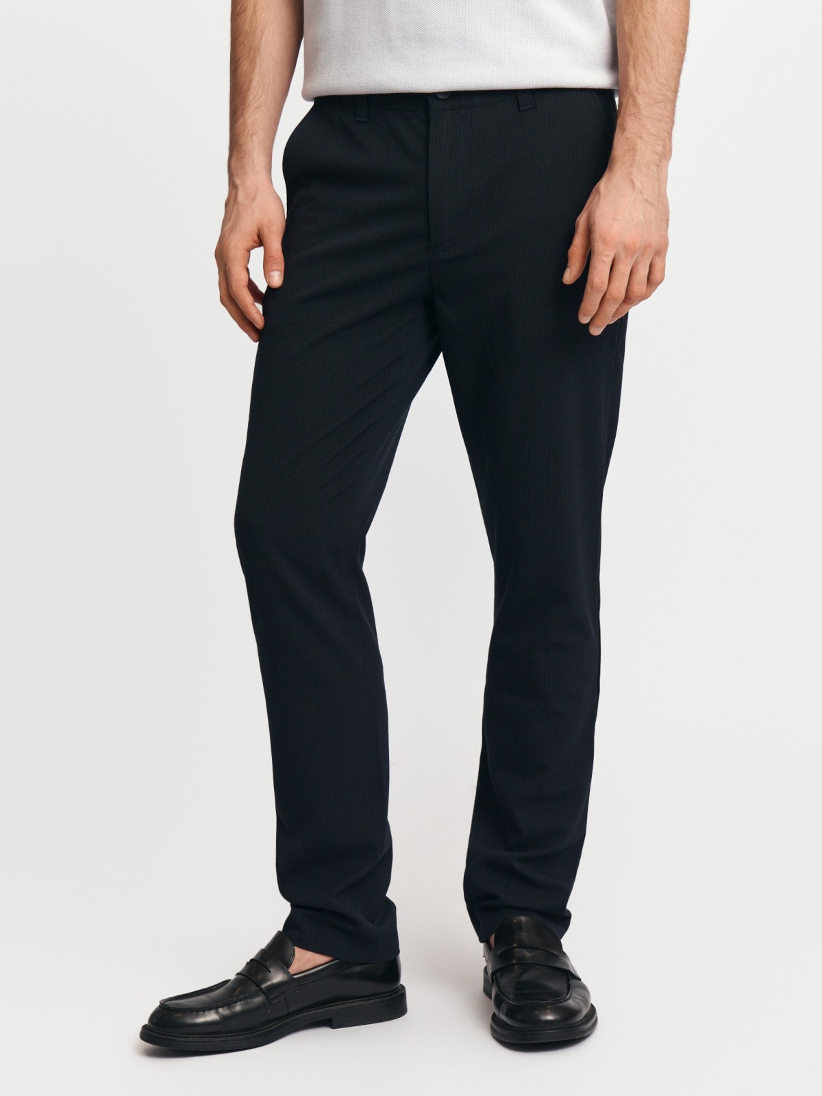 Брюки силуэта Slim в клетку