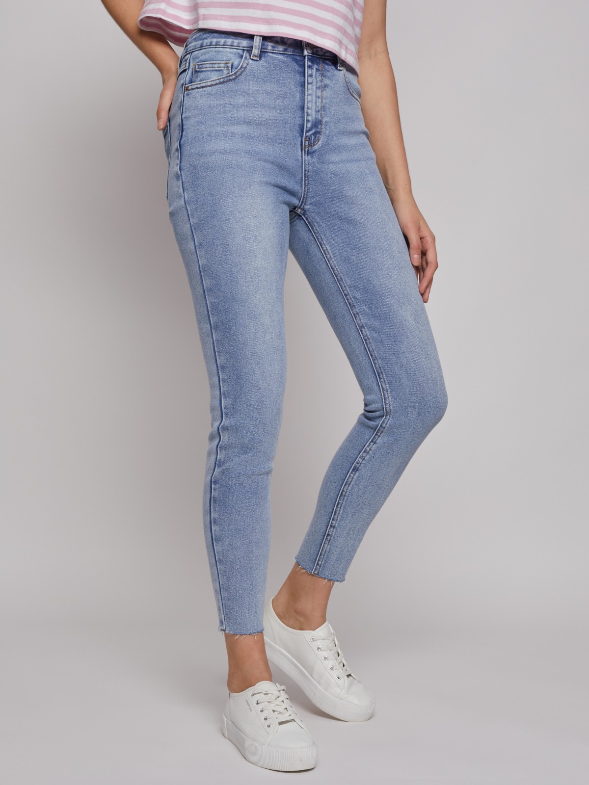 Укороченные джинсы силуэта Skinny