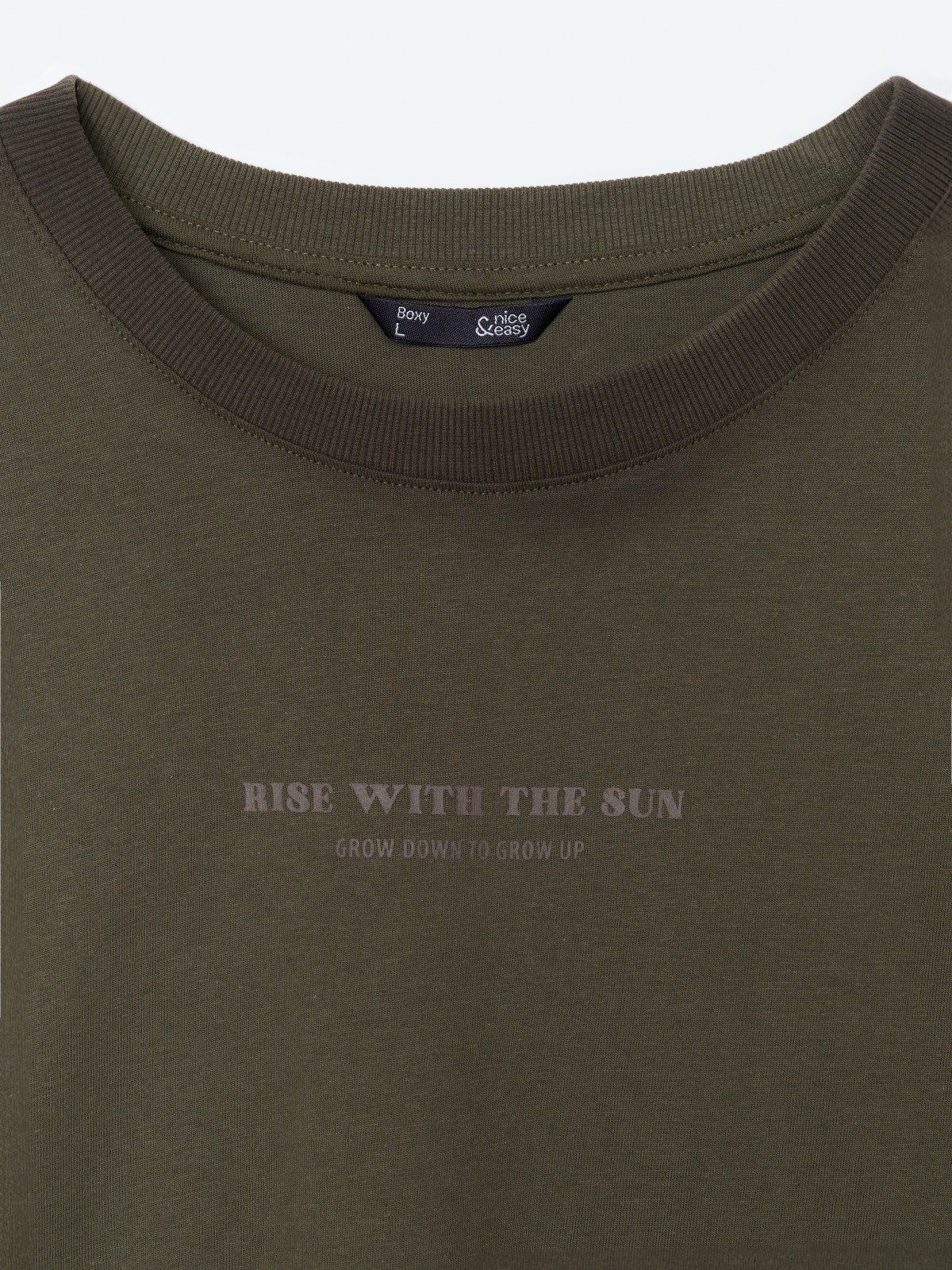 Футболка оверсайз из хлопка с надписью