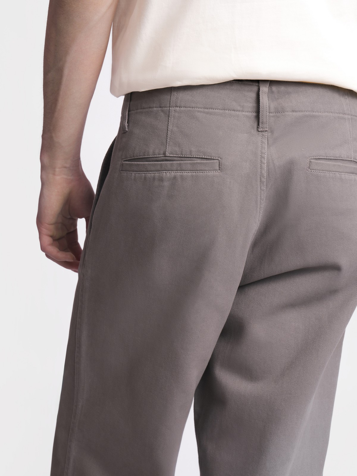 Брюки прямого силуэта из хлопка