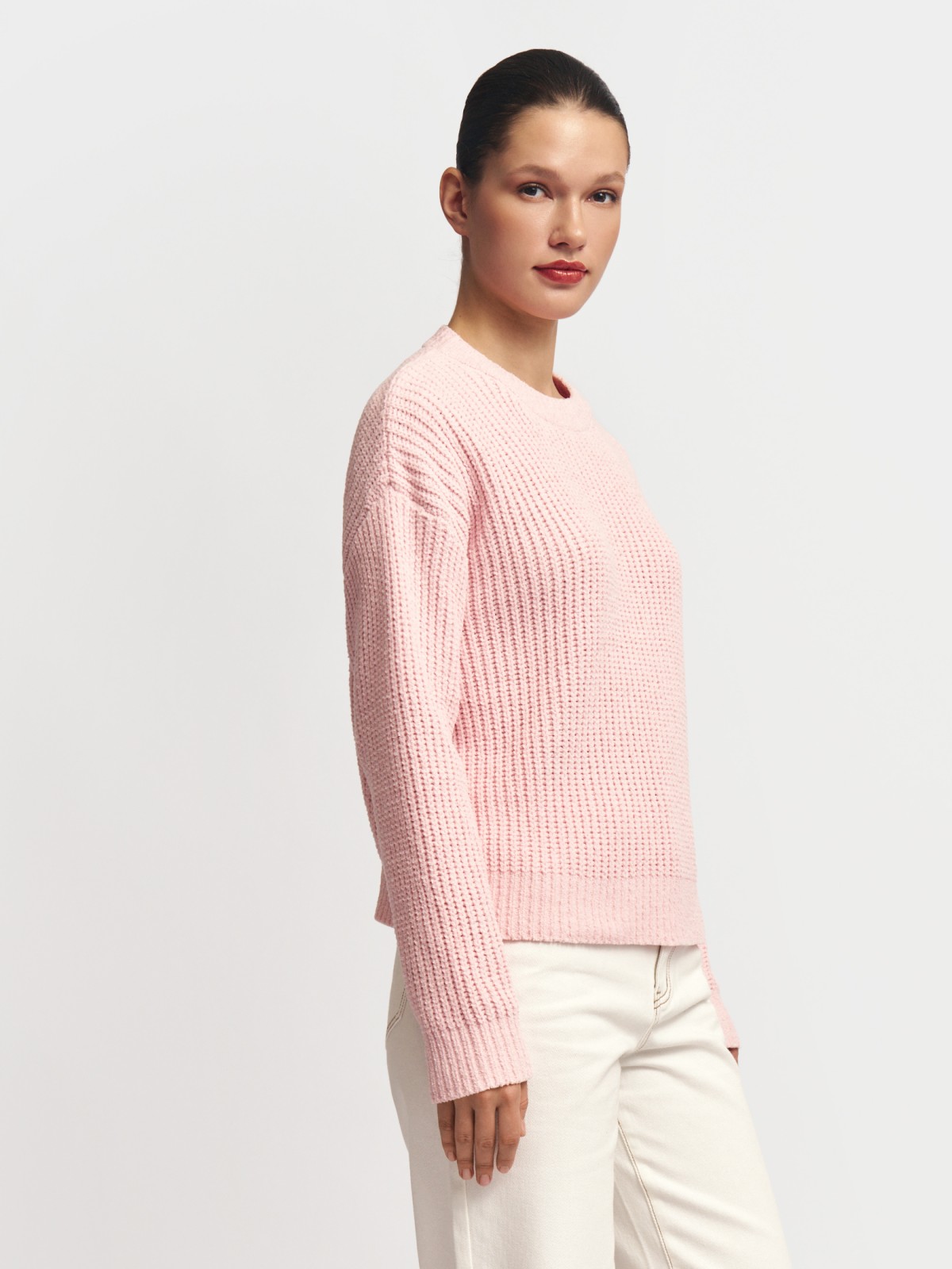 Вязаный джемпер из синели