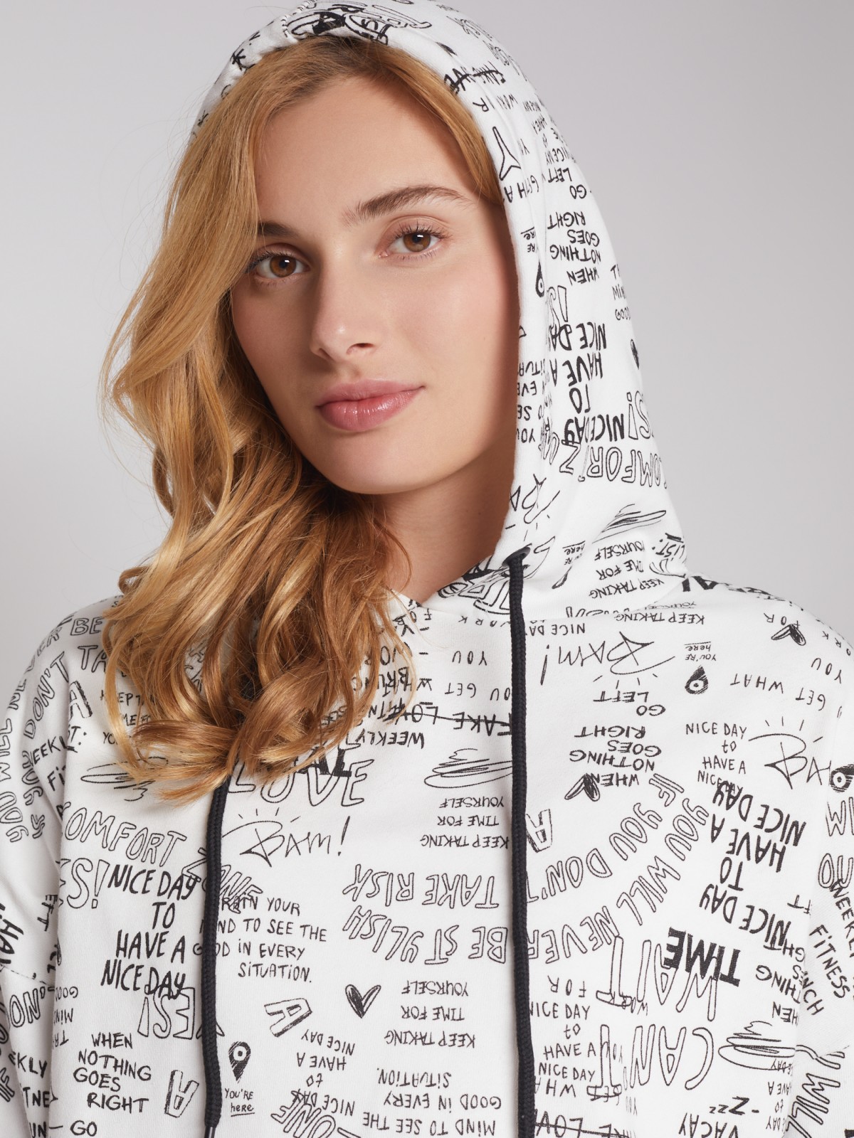 Худи с принтом