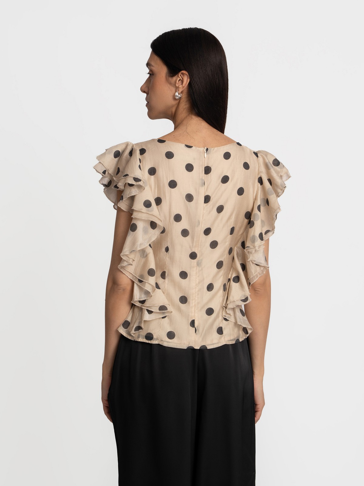 Блузка с короткими рукавами