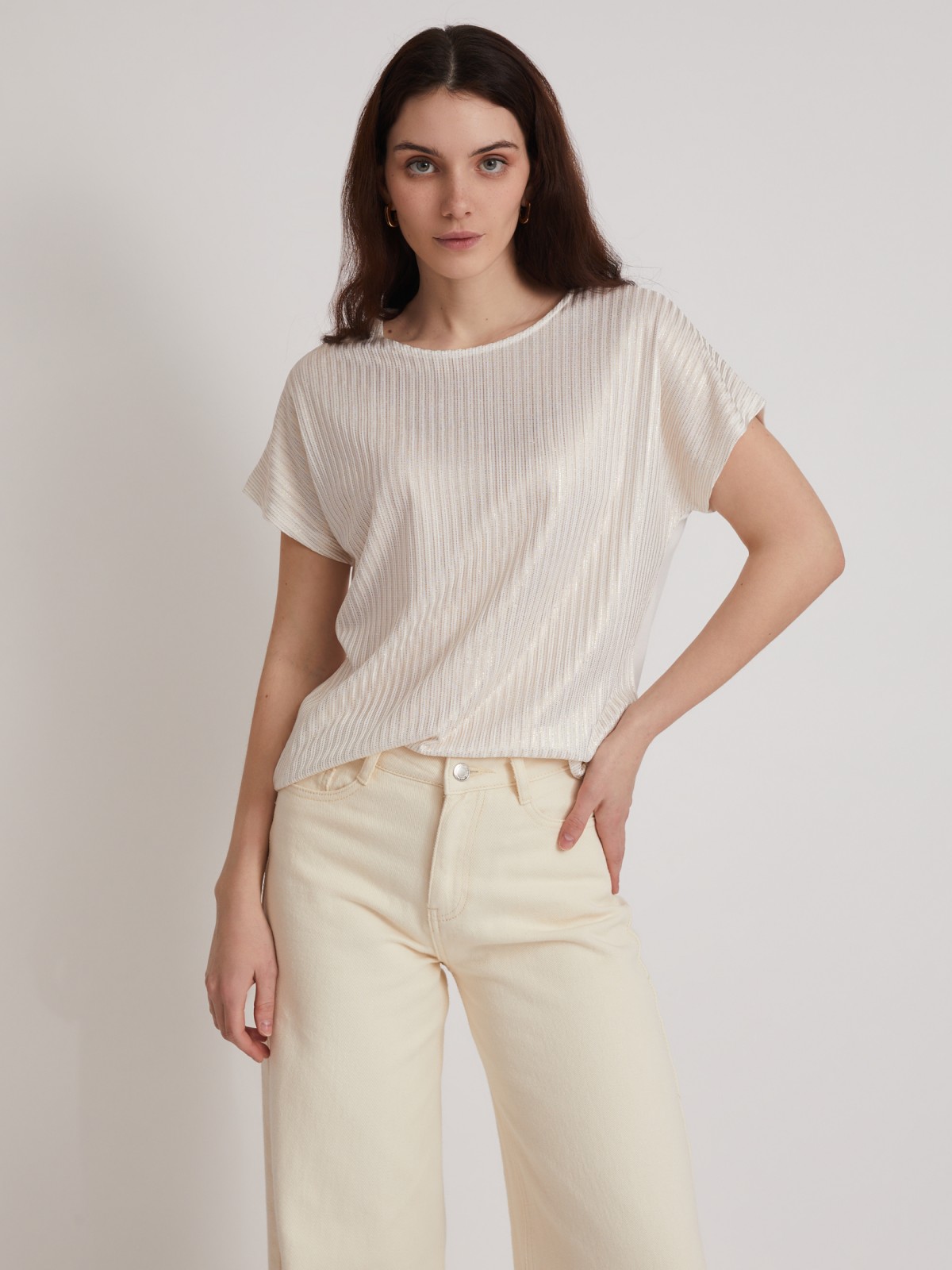 Топ-блузка с блеском