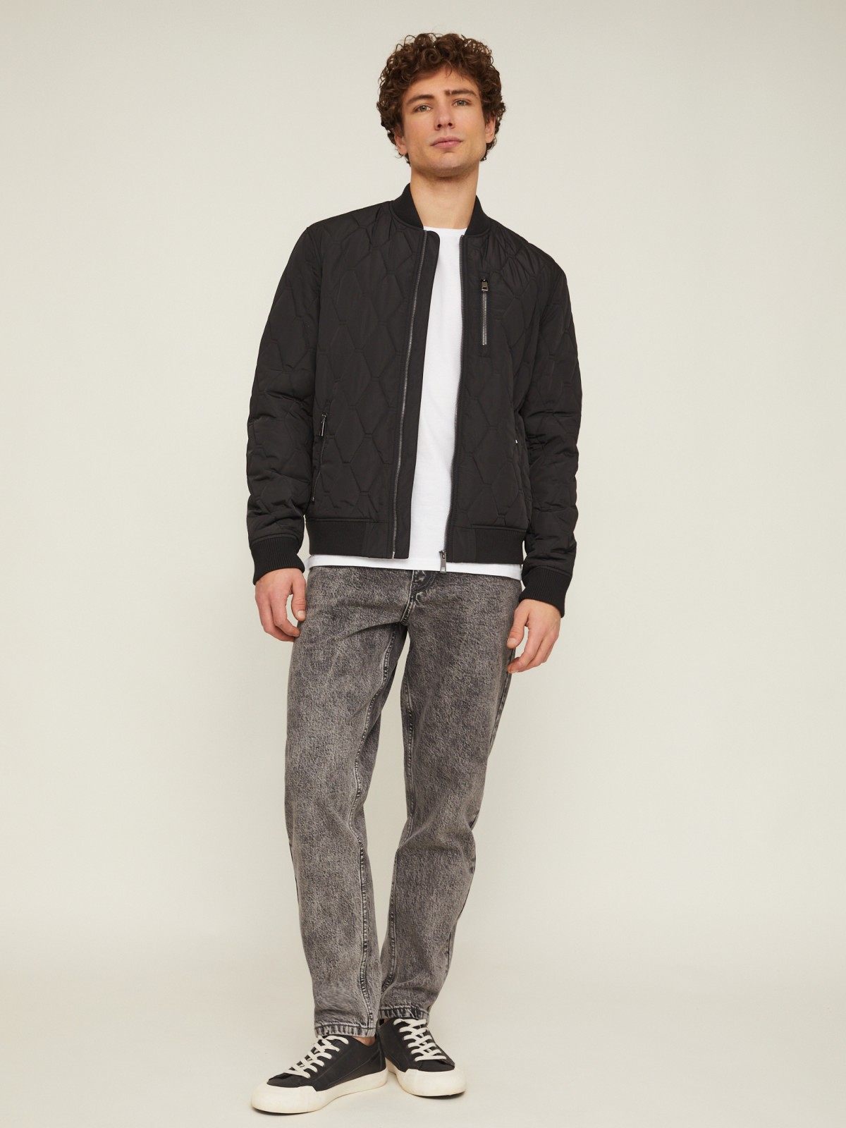 Джинсы фасона Carrot из хлопка