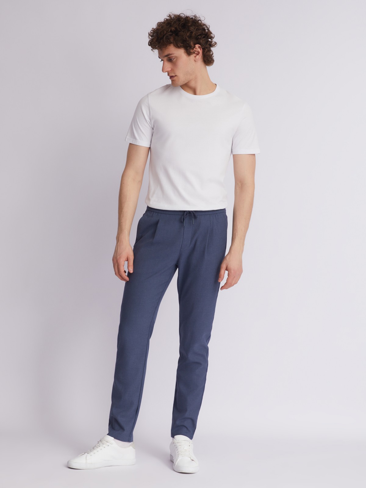 Брюки-джоггеры на резинке