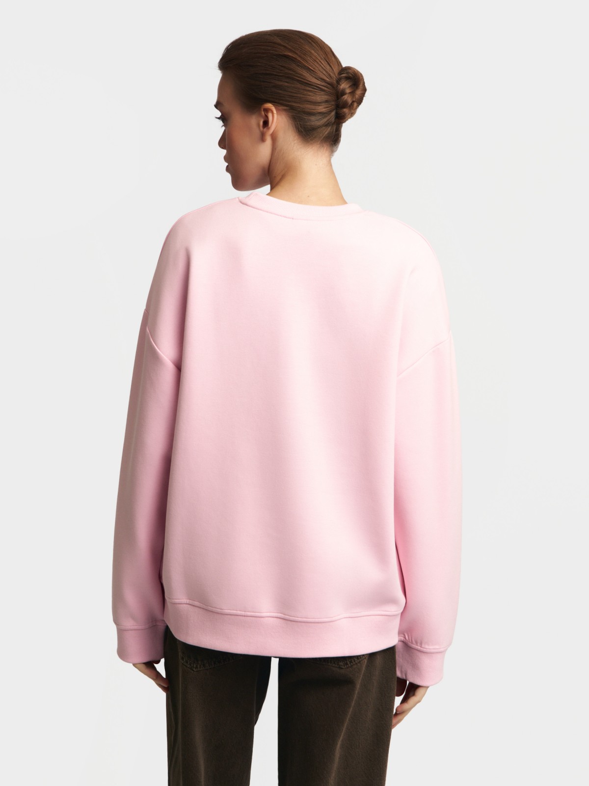 Свитшот однотонный без принта