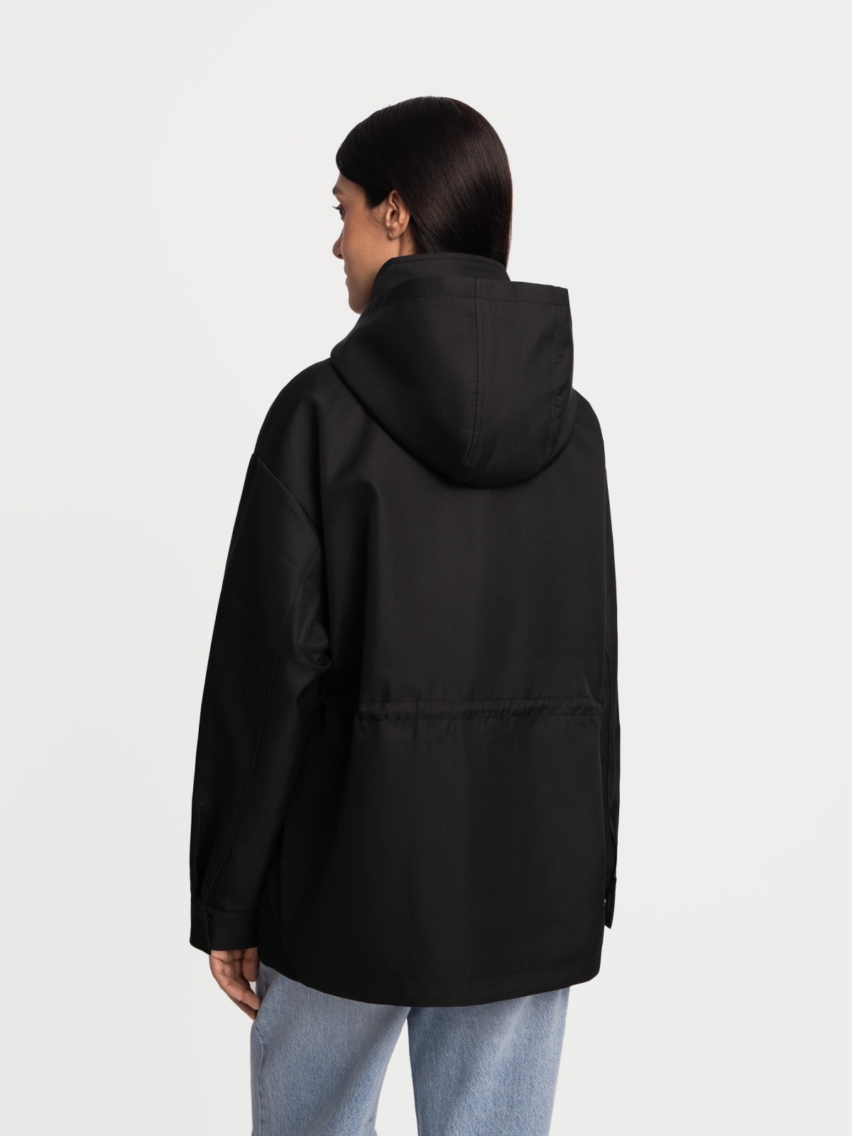 Куртка-парка с капюшоном и кулиской