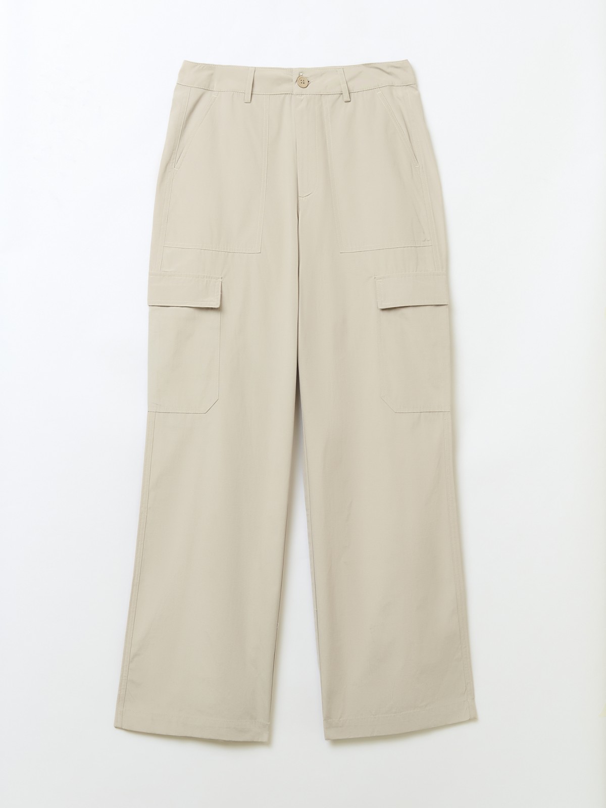 Брюки карго прямого силуэта