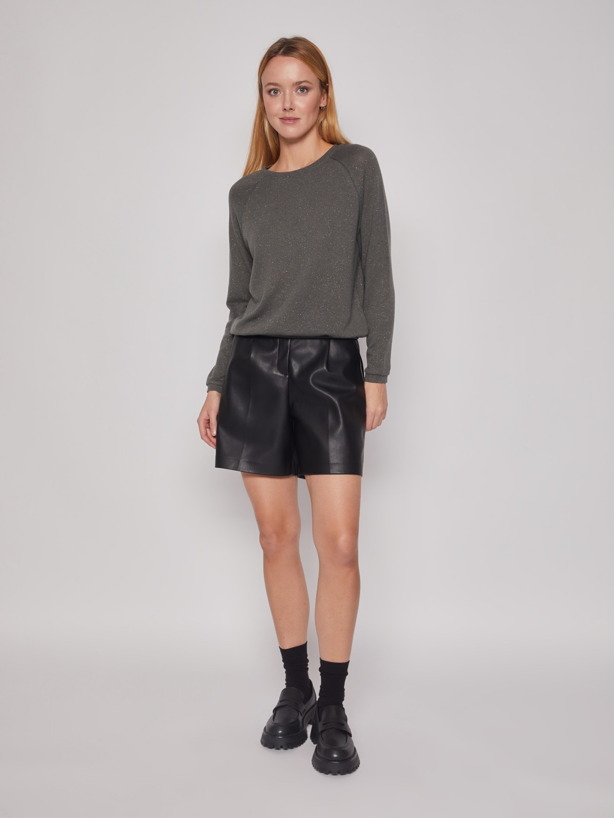 Вязаный джемпер с блёстками