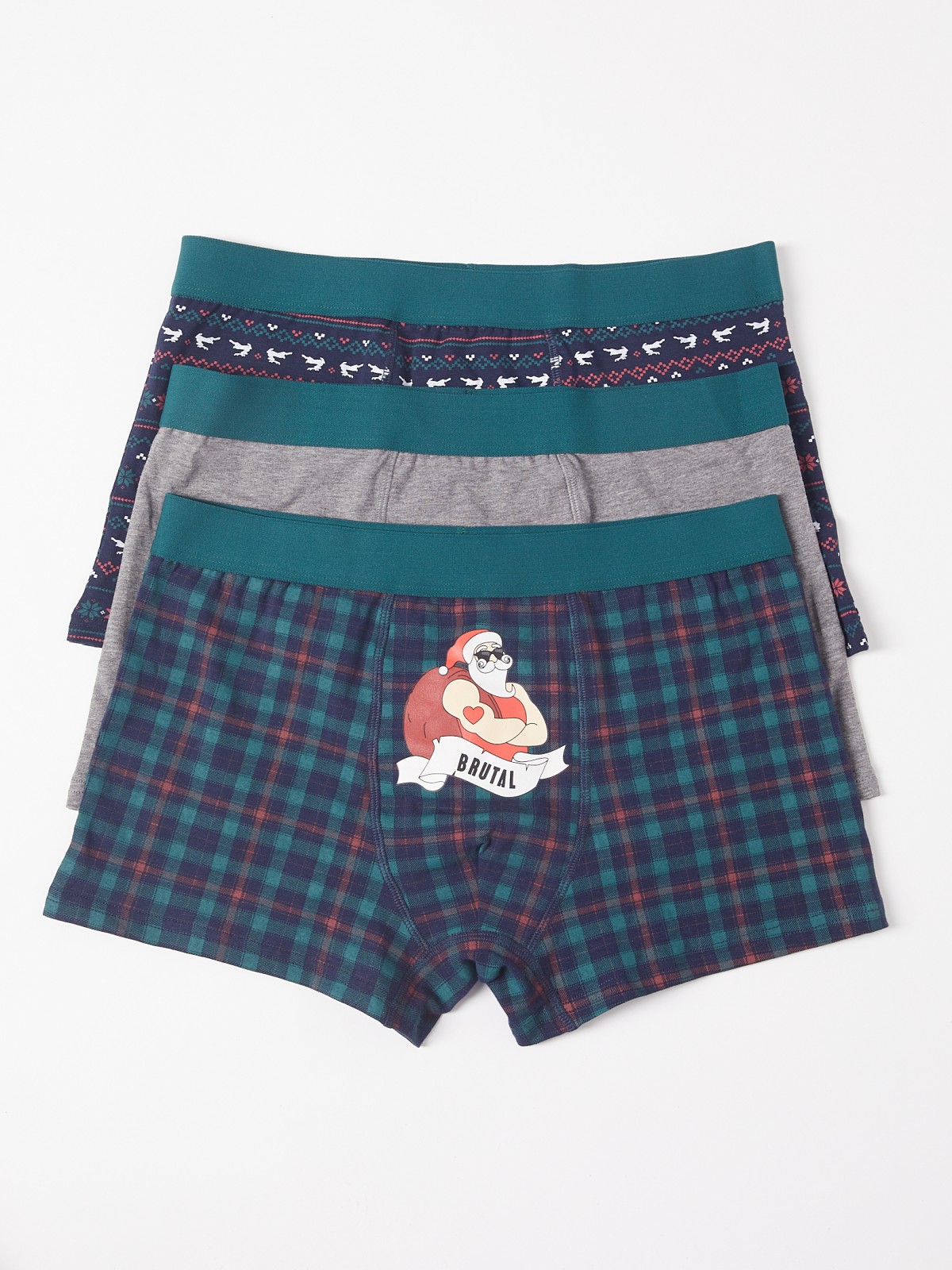 Набор новогодних трусов (3 шт. в комплекте)