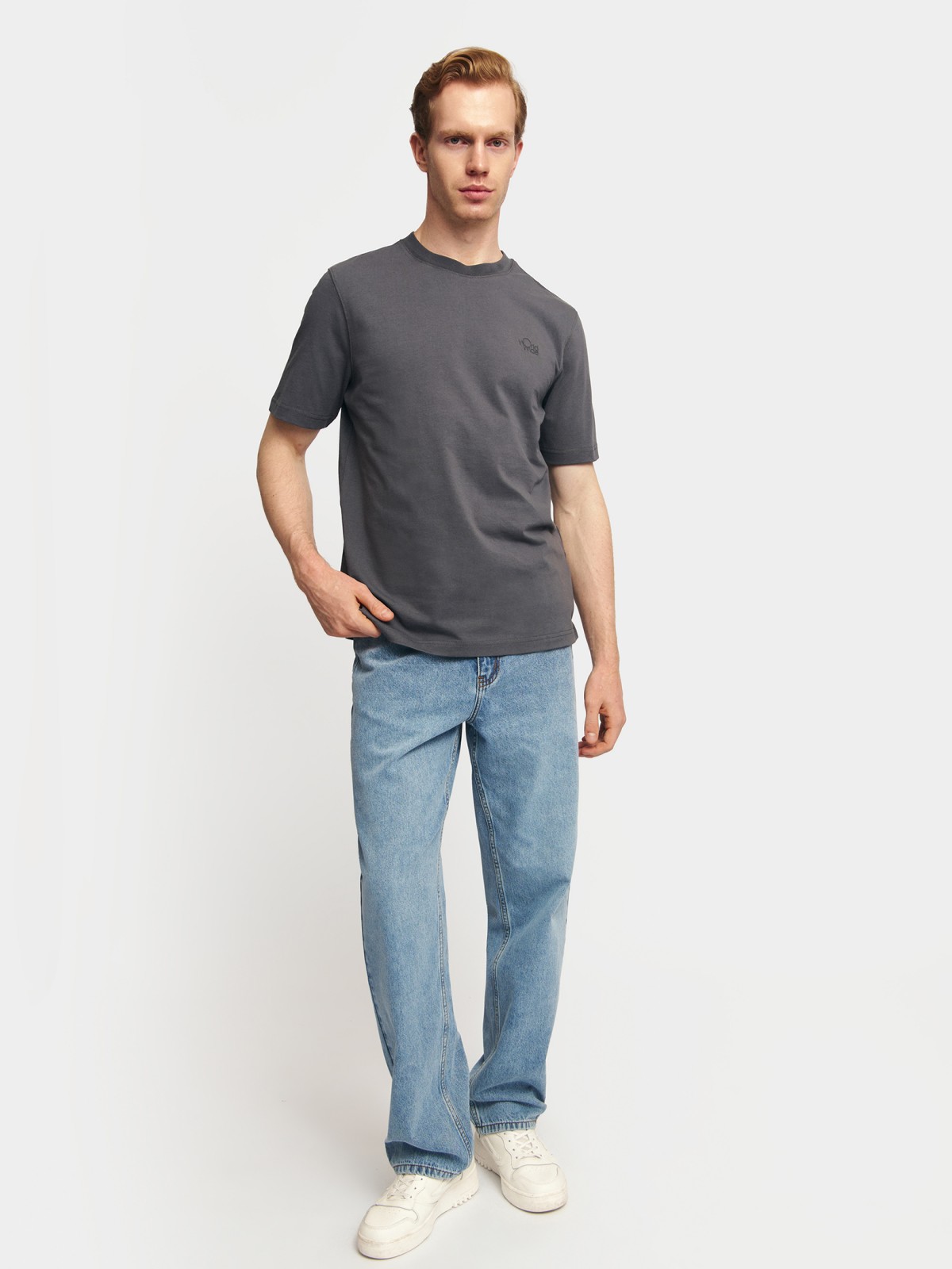 Футболка из хлопка с коротким рукавом