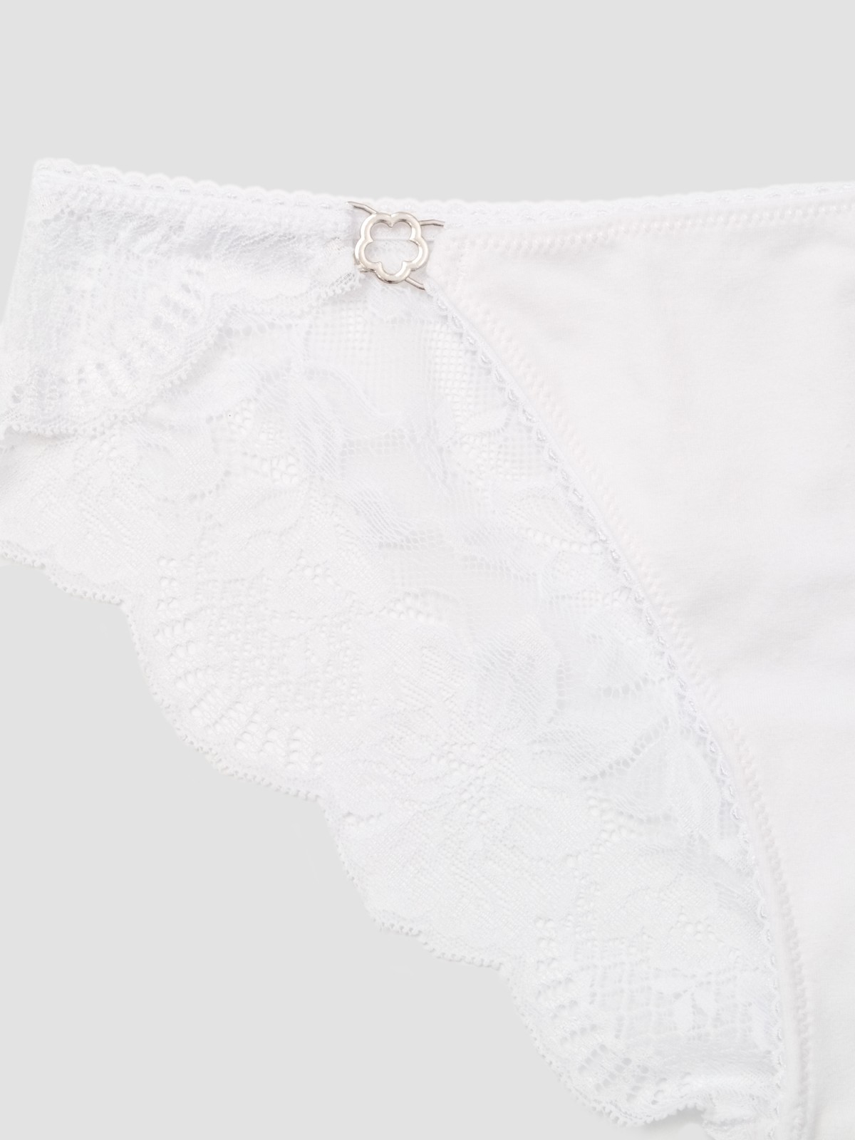 Трусы слипы с кружевом