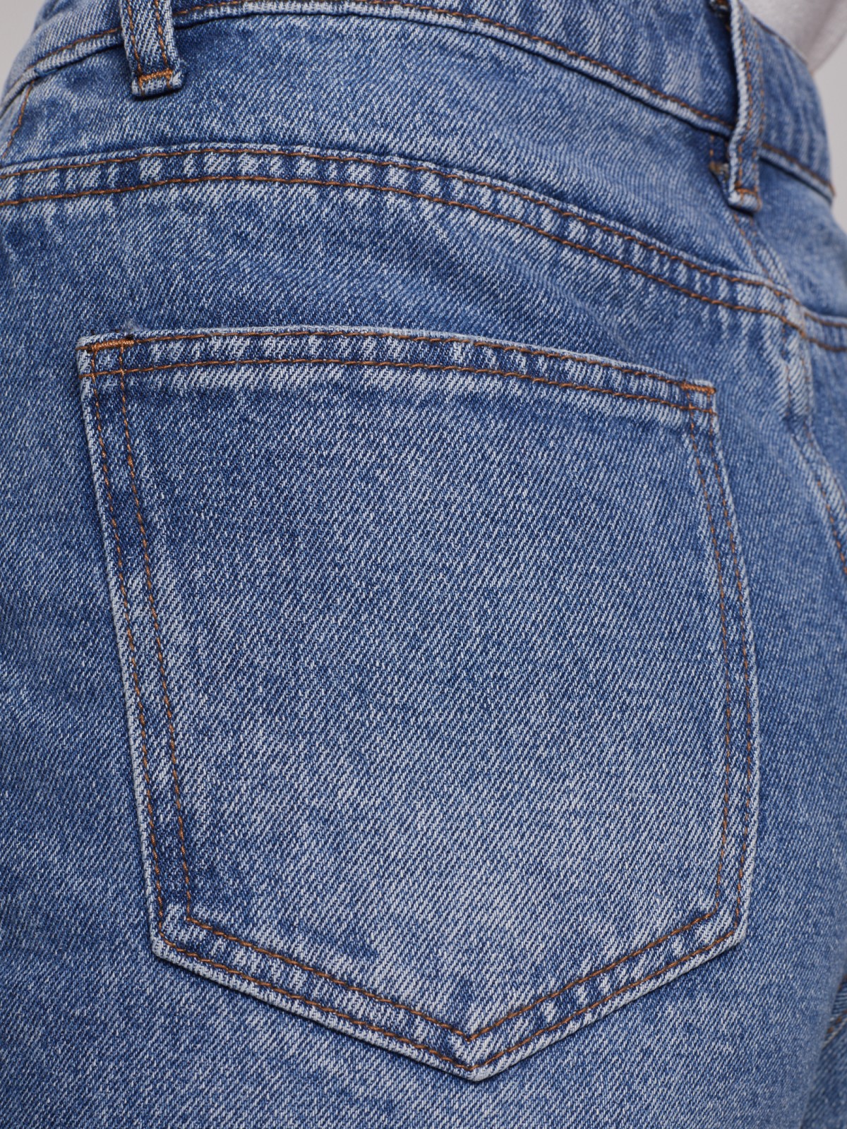 Джинсы укороченного прямого силуэта Джинсы укороченного прямого силуэта