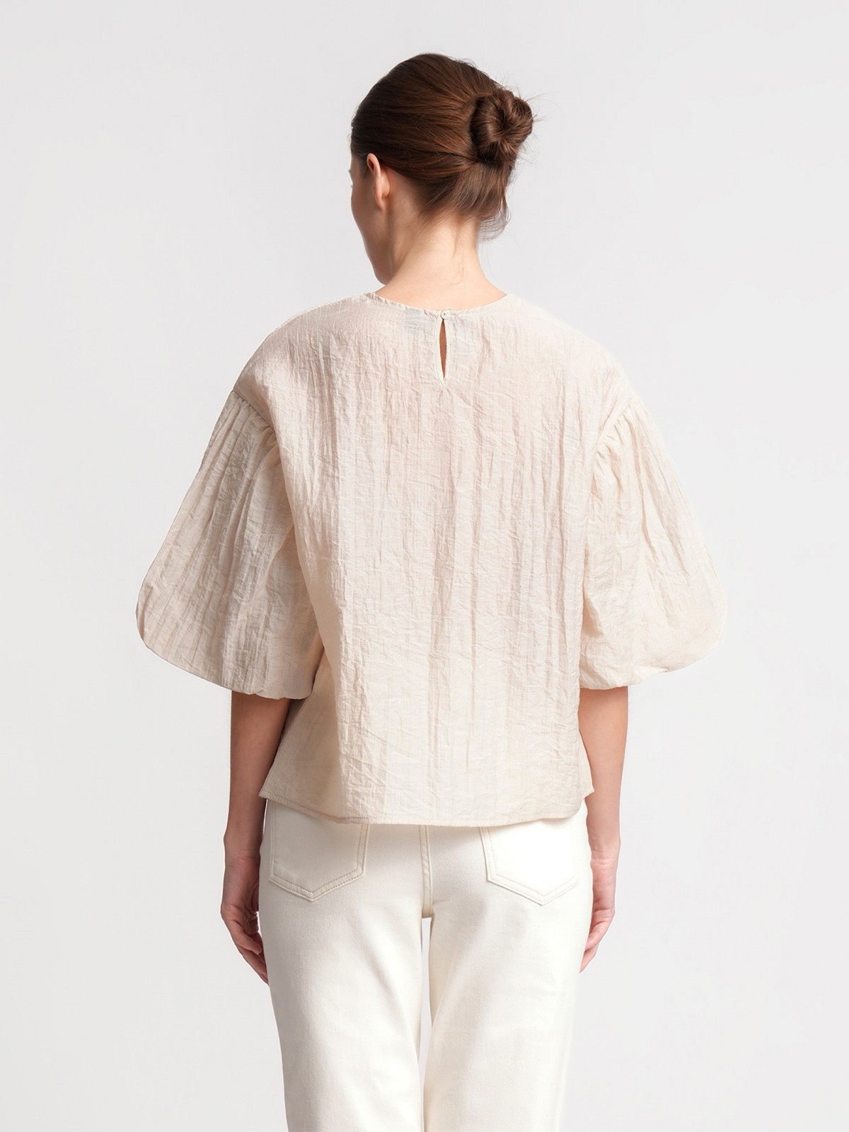 Блузка с короткими рукавами