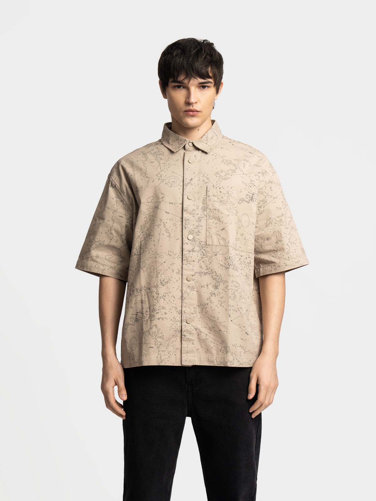 Рубашка с  короткими рукавами