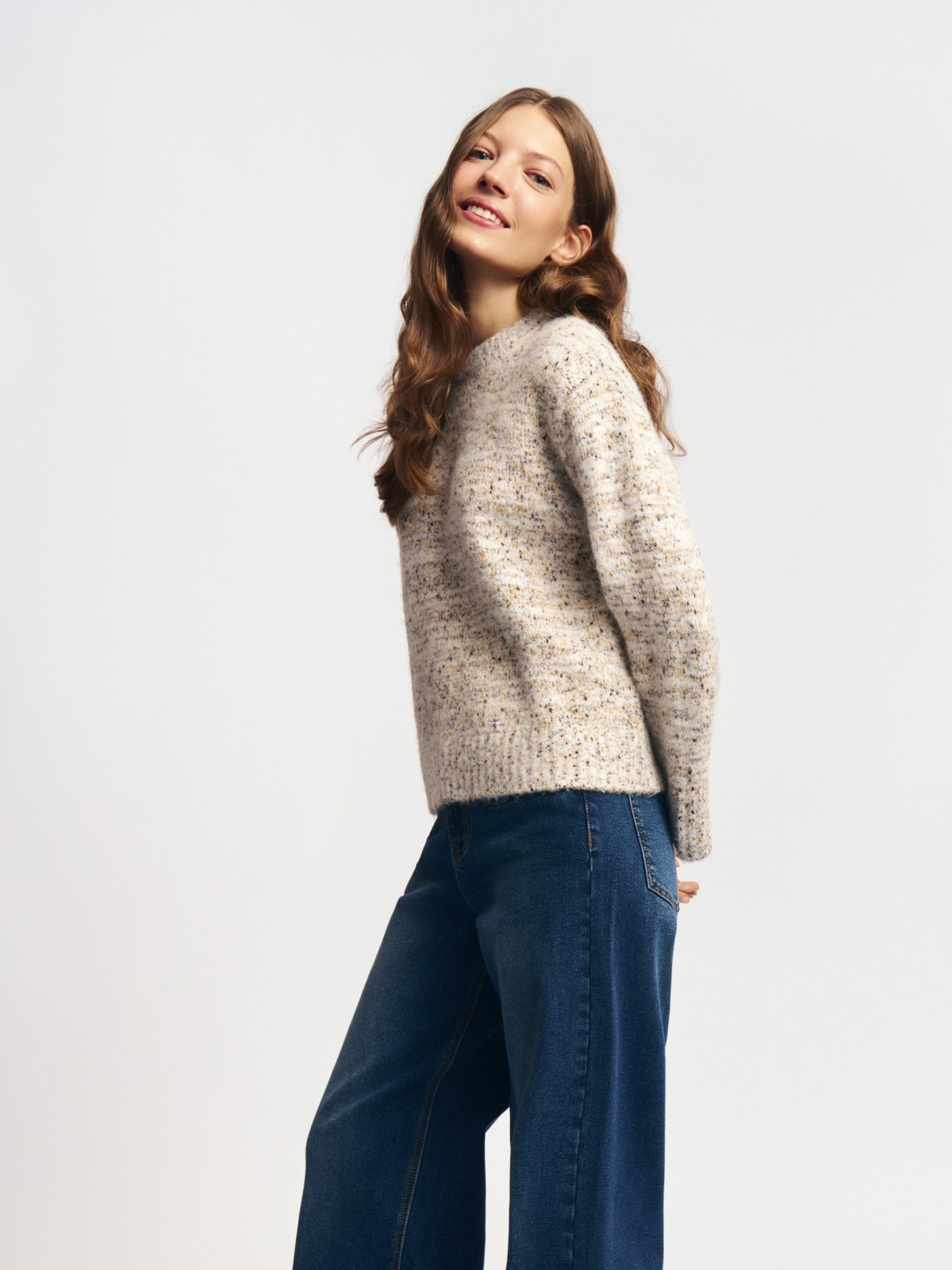 Вязаный джемпер с шерстью