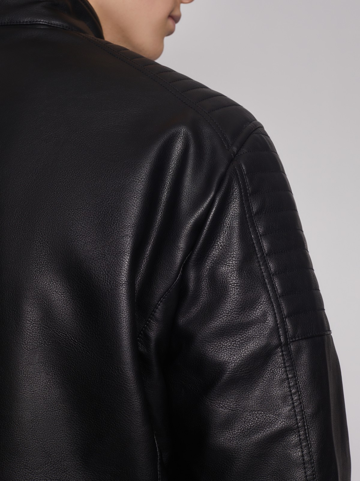Куртка zolla 013135150144, цвет черный, размер S - фото 4